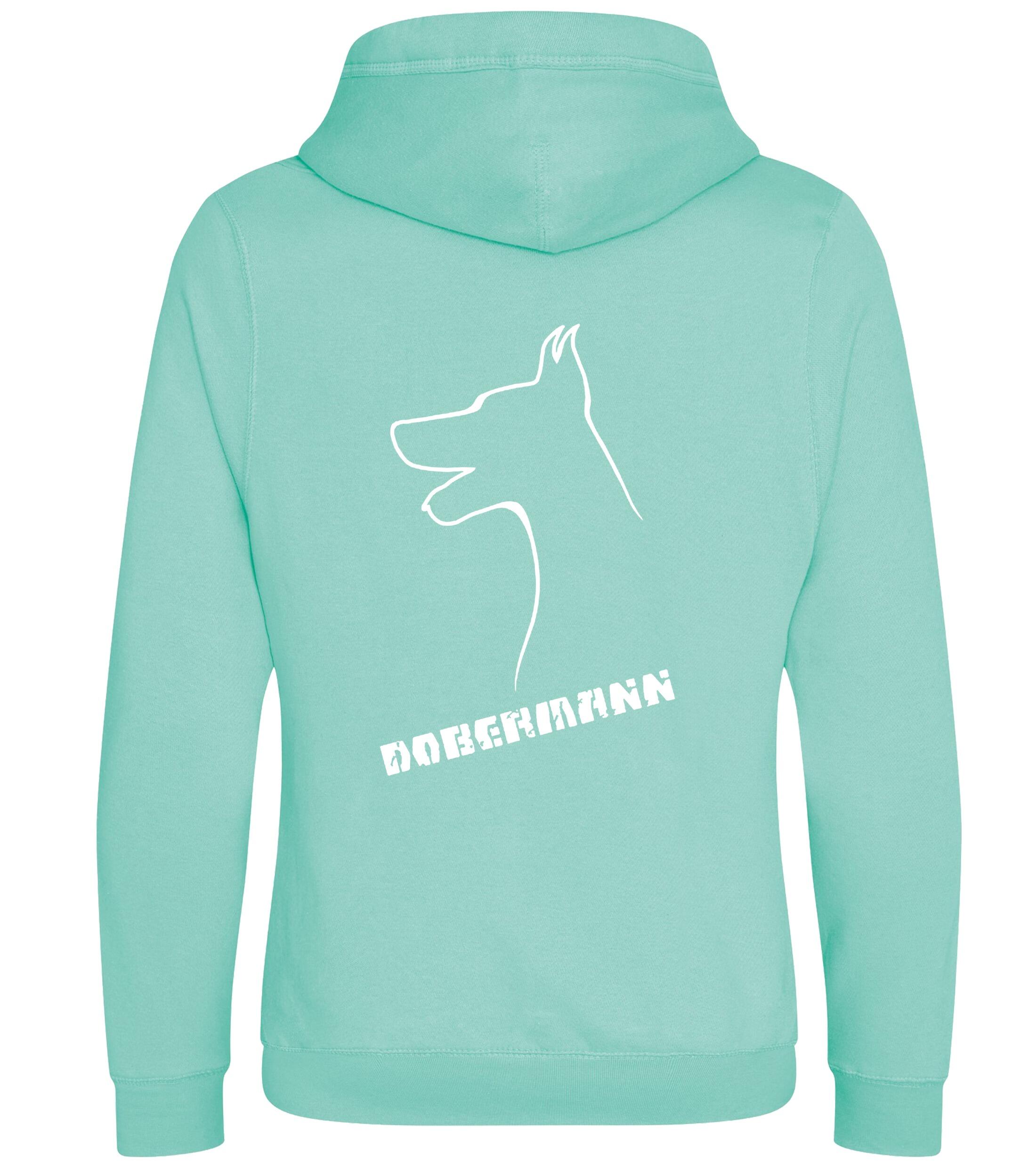 Dobermann (Head) Unisex Crossneck Pullover Hoodie – Style & Dobermann Pride