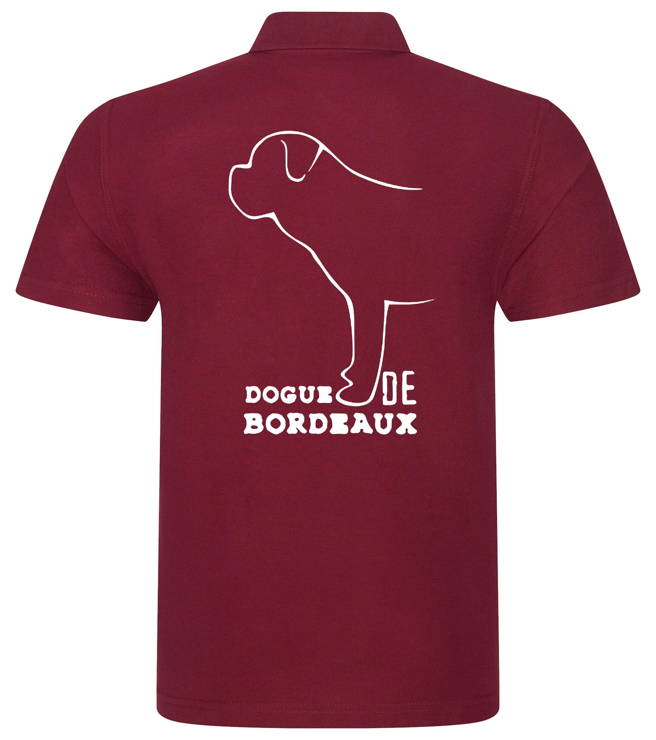 Dogue De Bordeaux Dog Breed Design Unisex Cotton Polo – Style for Dogue De Bordeaux Lovers