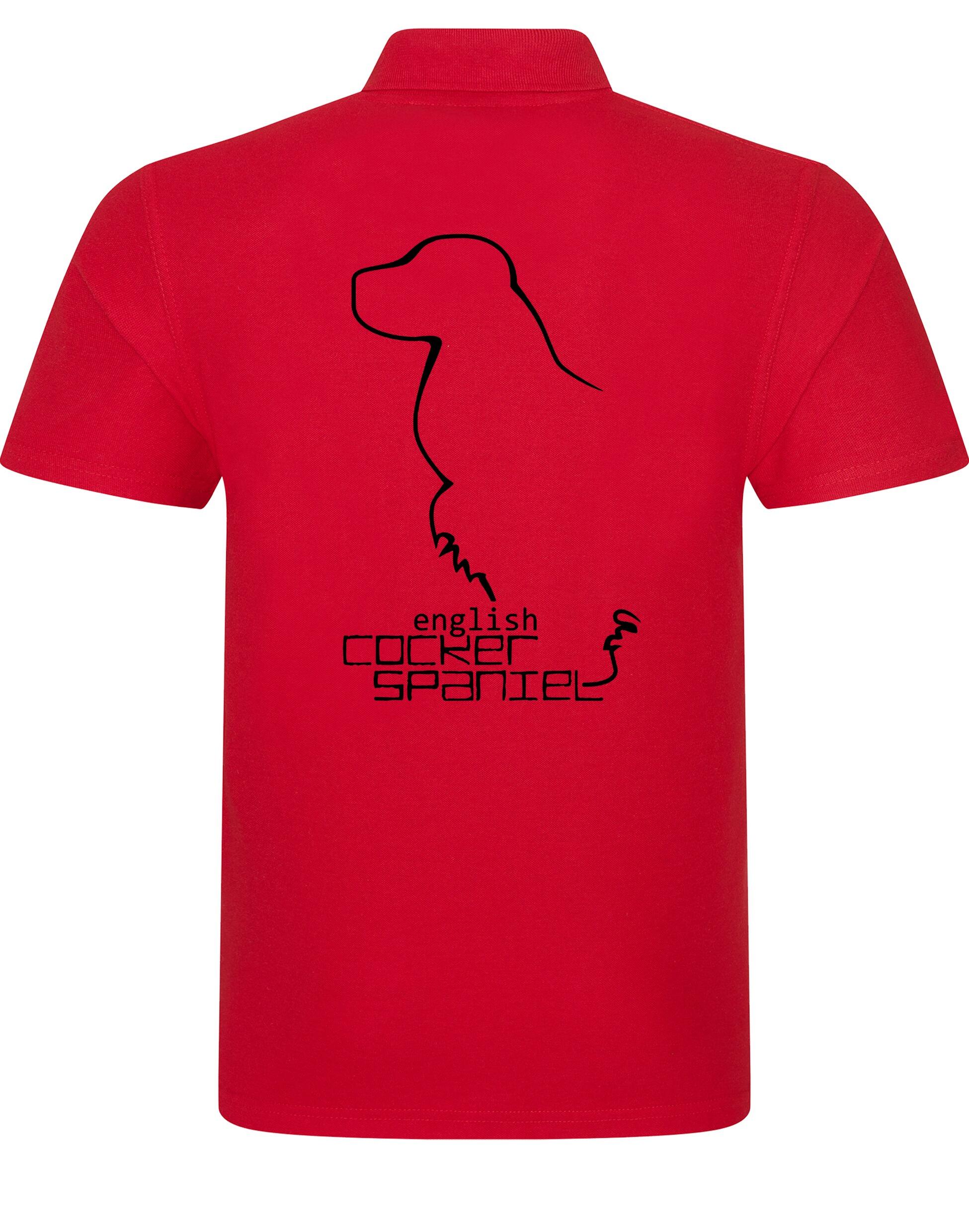 Unisex Cotton Polo with English Cocker Spaniel Design – Comfort & Style for Every Spaniel Enthusiast
