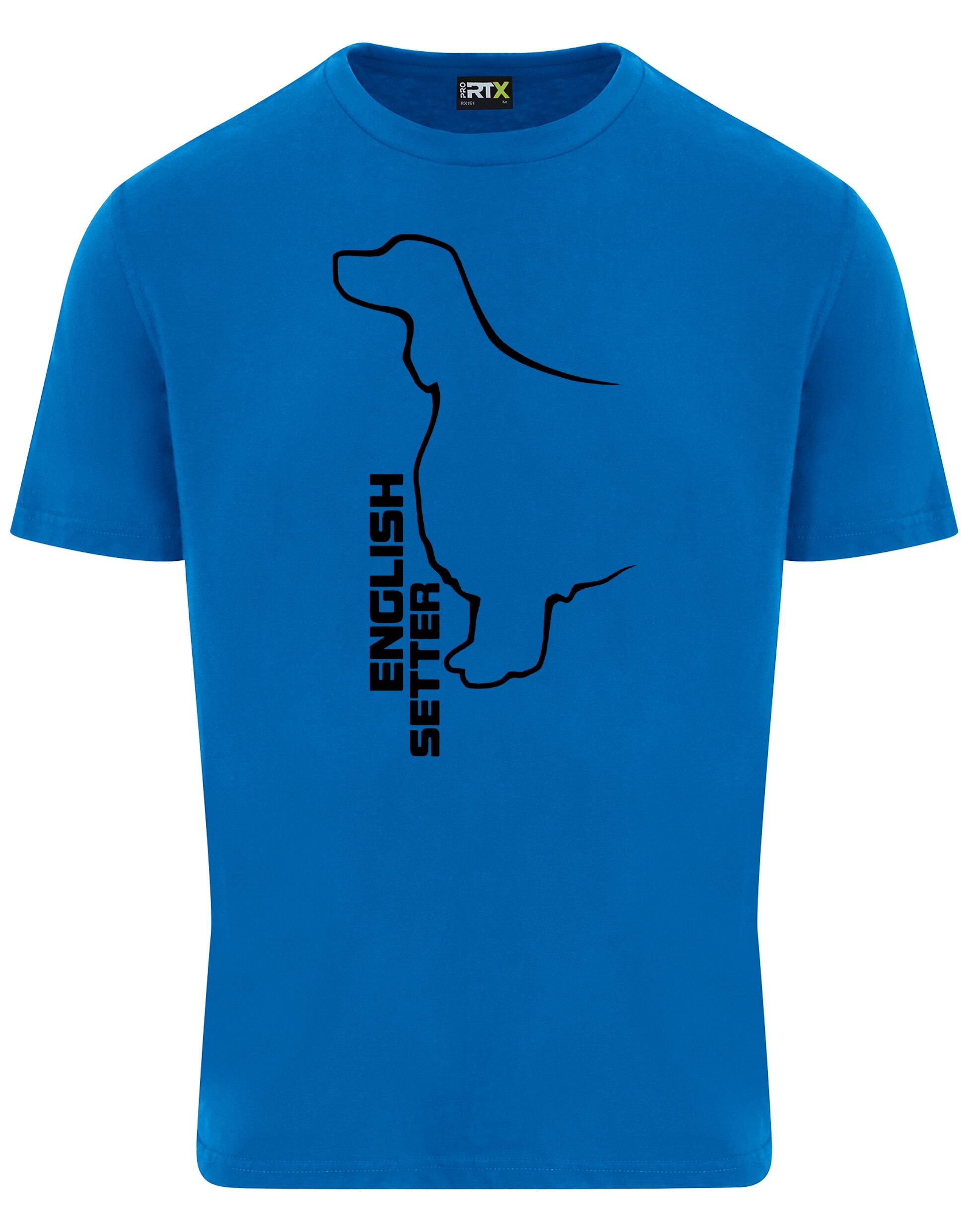 Unisex Roundneck T-shirt with English Setter Design – Style for Every Setter Fan