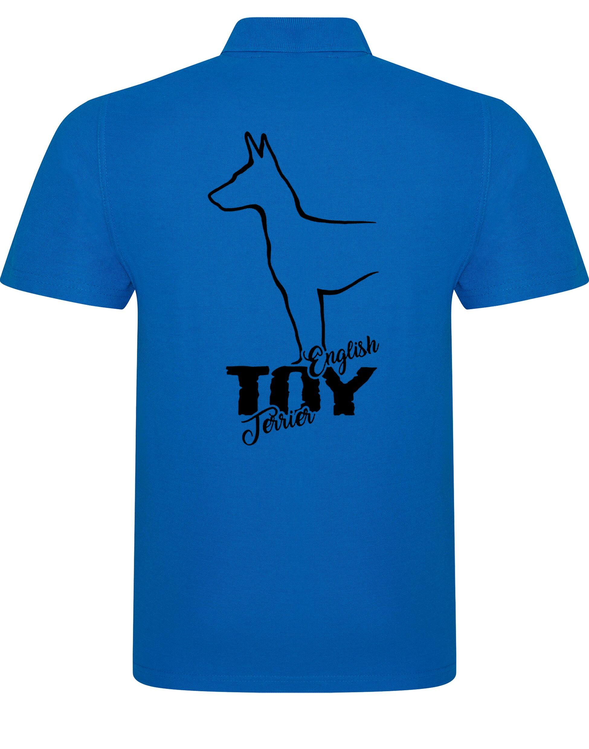 English Toy Terrier Unisex Cotton Polo – Classic Style for Terrier Enthusiasts