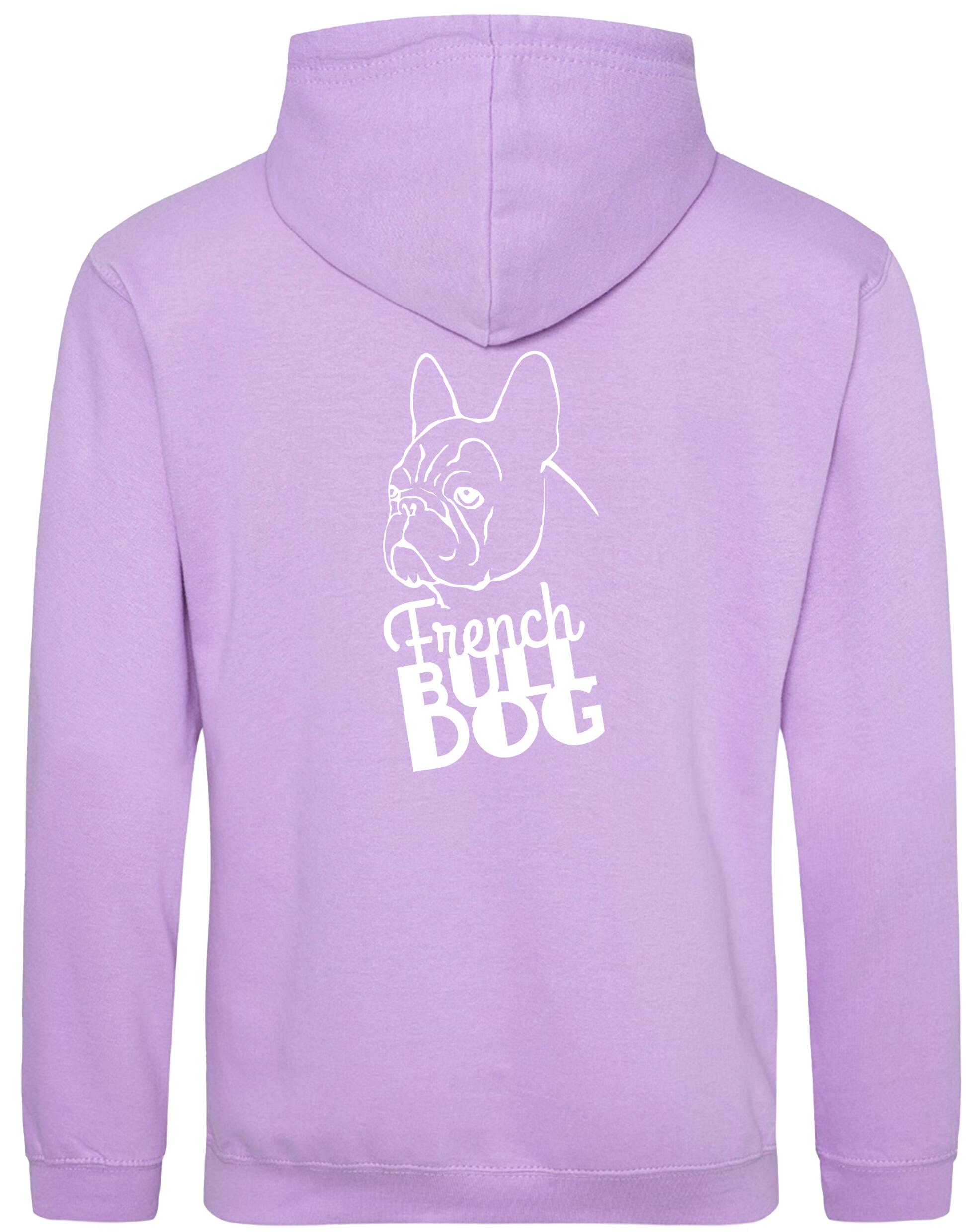 French Bulldog (Head) Design Pullover Hoodie – Cozy and Stylish for Bulldog Enthusiasts