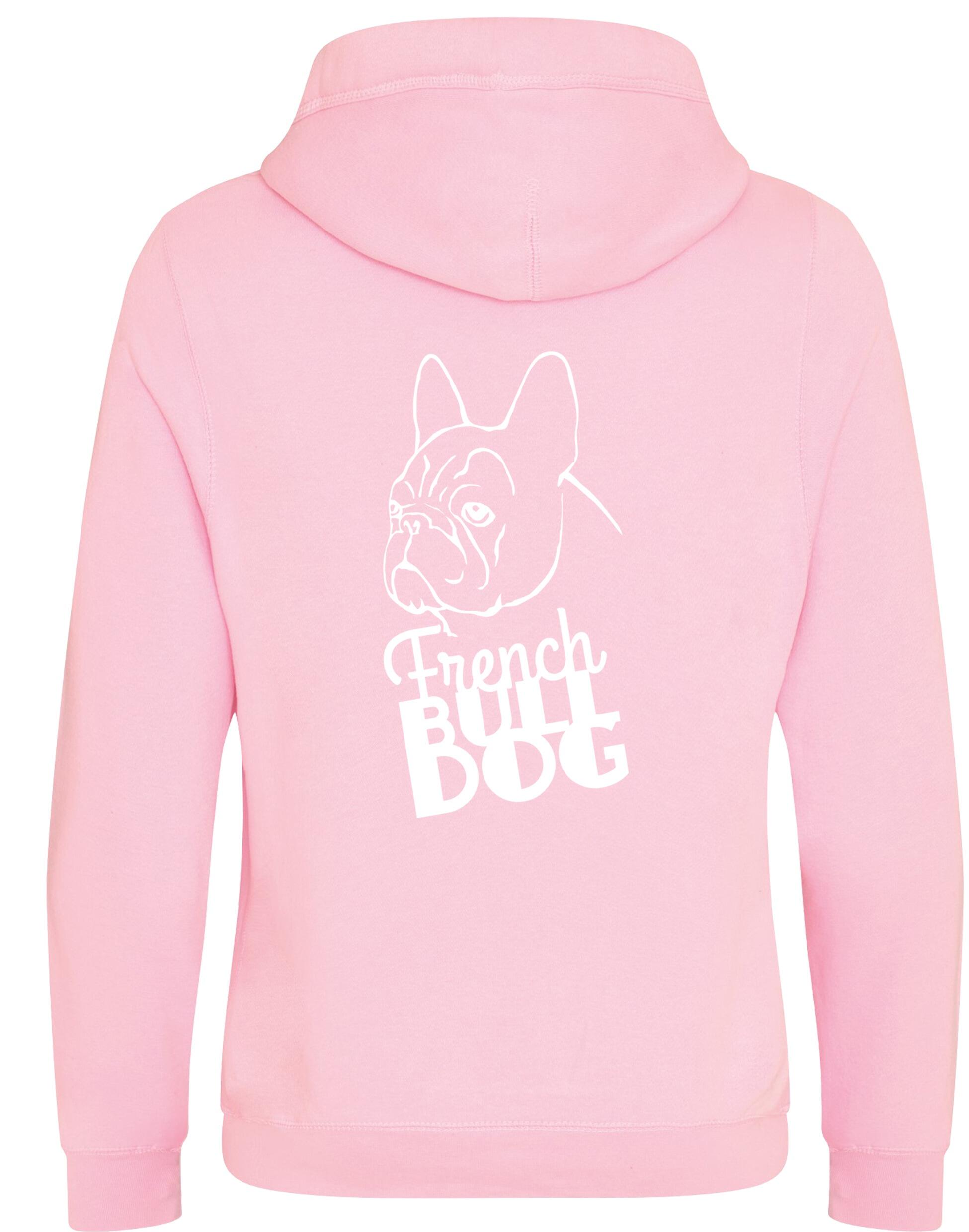 French Bulldog (Head) Unisex Crossneck Pullover Hoodie – A Must-Have for Bulldog Fans
