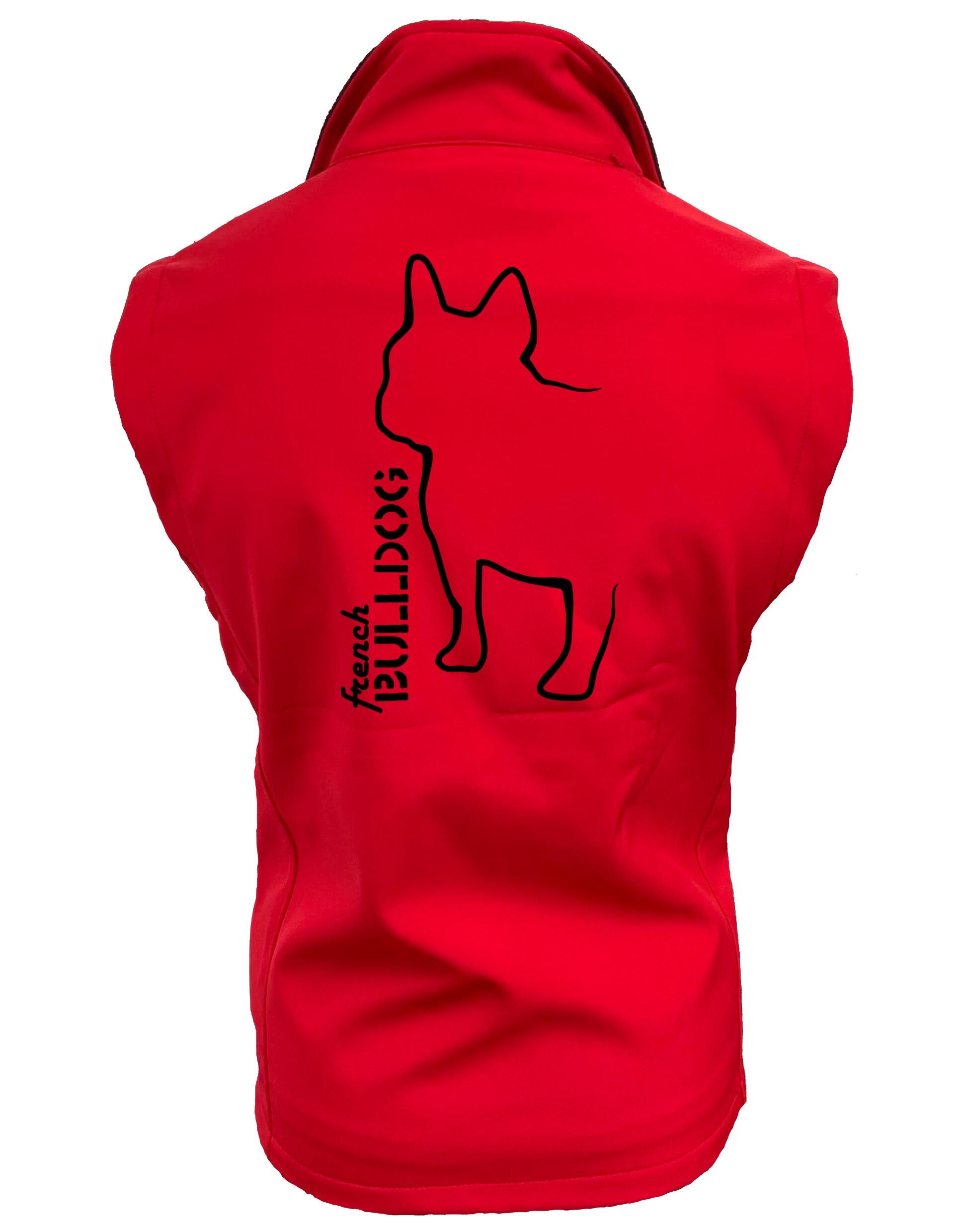 French Bulldog (Outline) Unisex Softshell Jacket – Stylish and Practical for French Bulldog Enthusiasts