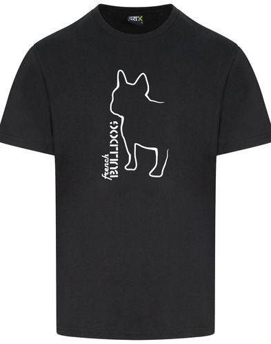 French Bulldog (Outline) Unisex Roundneck T-Shirt – Celebrate Your Love for French Bulldogs