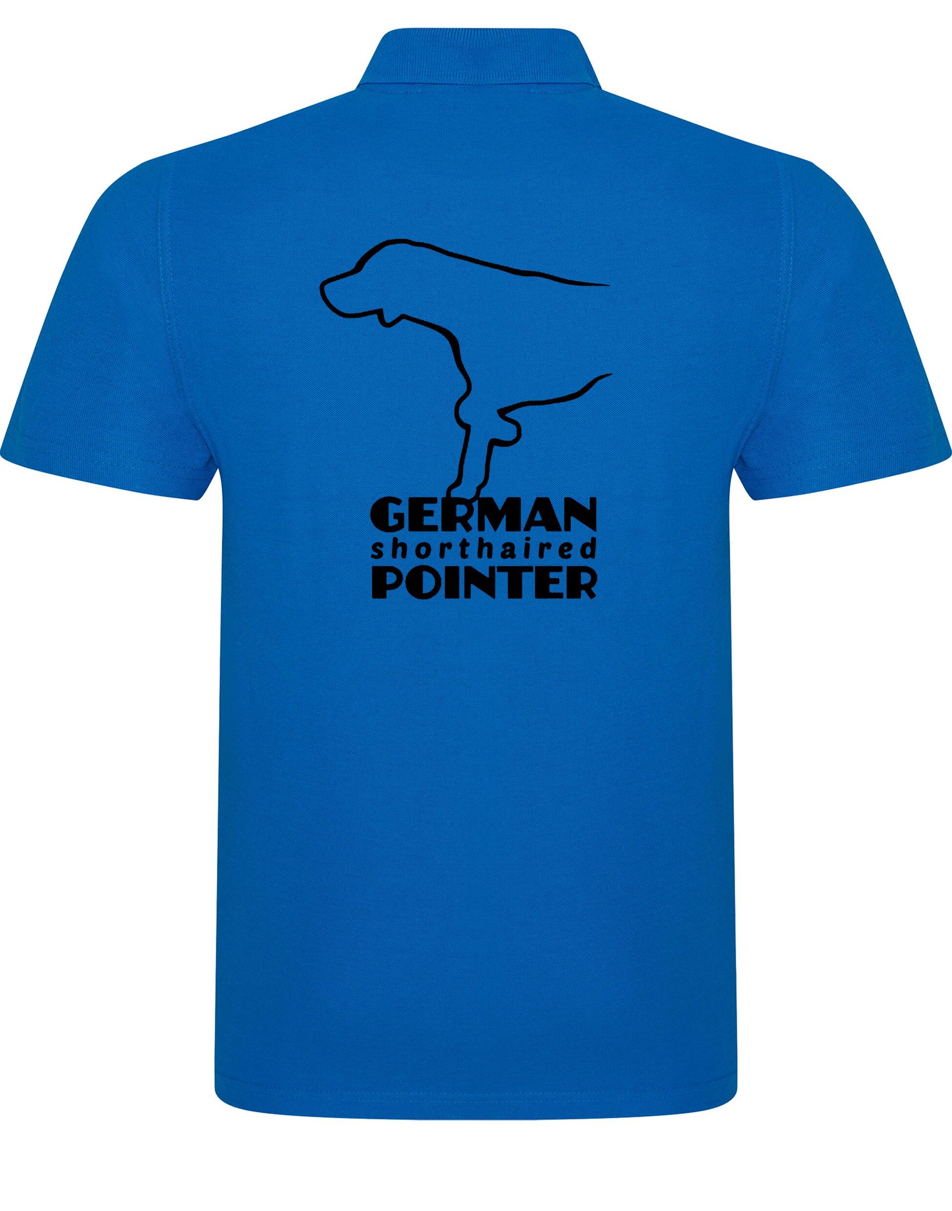 Unisex Cotton Polo with German Shorthaired Pointer Design – Timeless Style for Pointer Fans