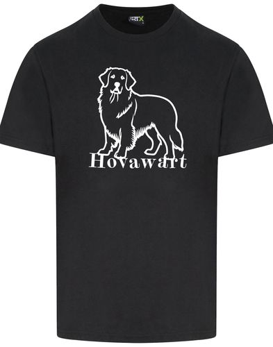 Hovawart Unisex Roundneck T-shirt – Soft cotton fabric with exclusive breed graphic, perfect for Hovawart enthusiasts.