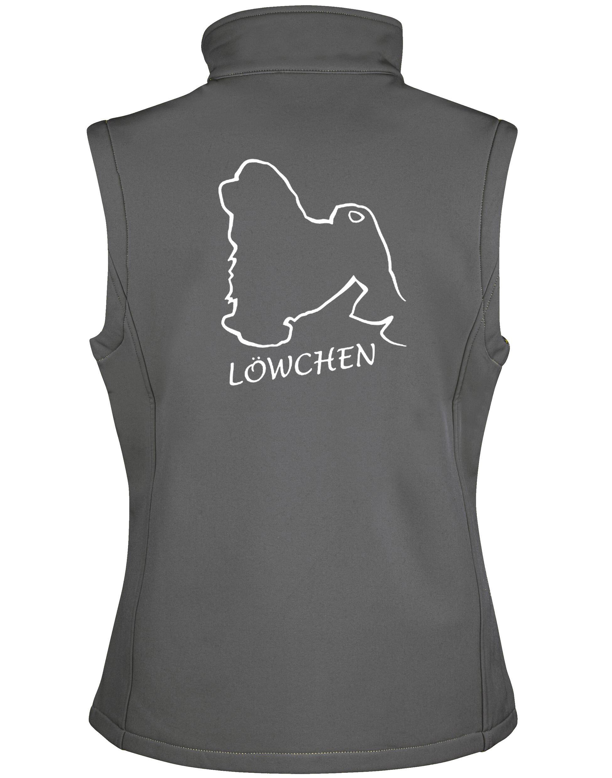 Lowchen Unisex Softshell Jacket with fleece lining and exclusive breed design.