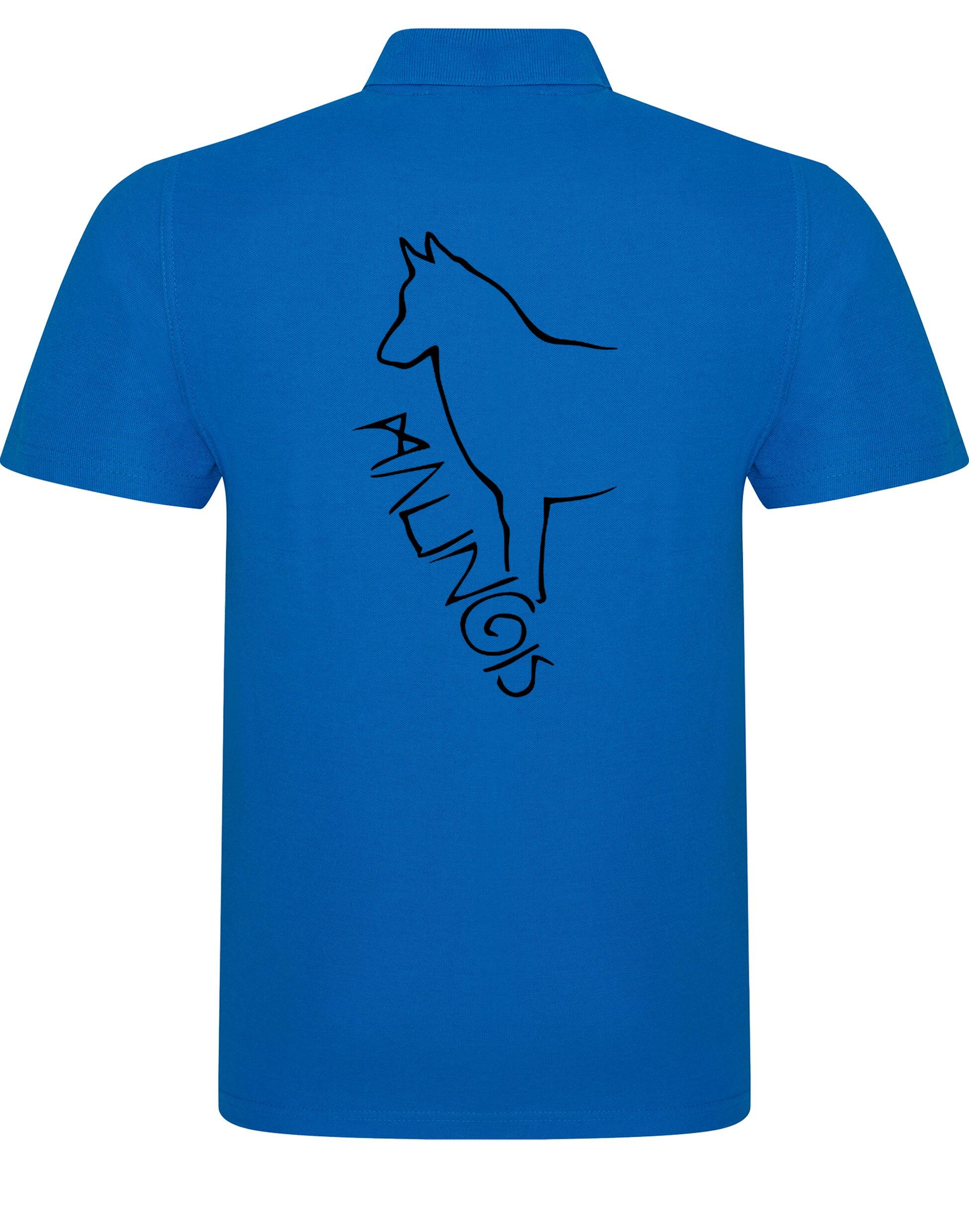 Unisex Cotton Polo featuring an exclusive Malinois breed graphic, combining style and comfort for Malinois enthusiasts.