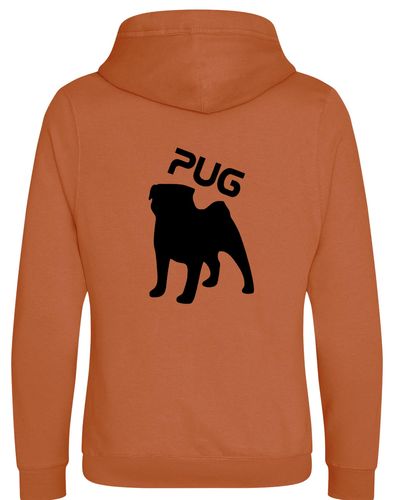 Pug Silhouette clothing – Softshell Jackets, Gilets, Crossneck Hoodies, and Pullover Hoodies for Pug lovers.