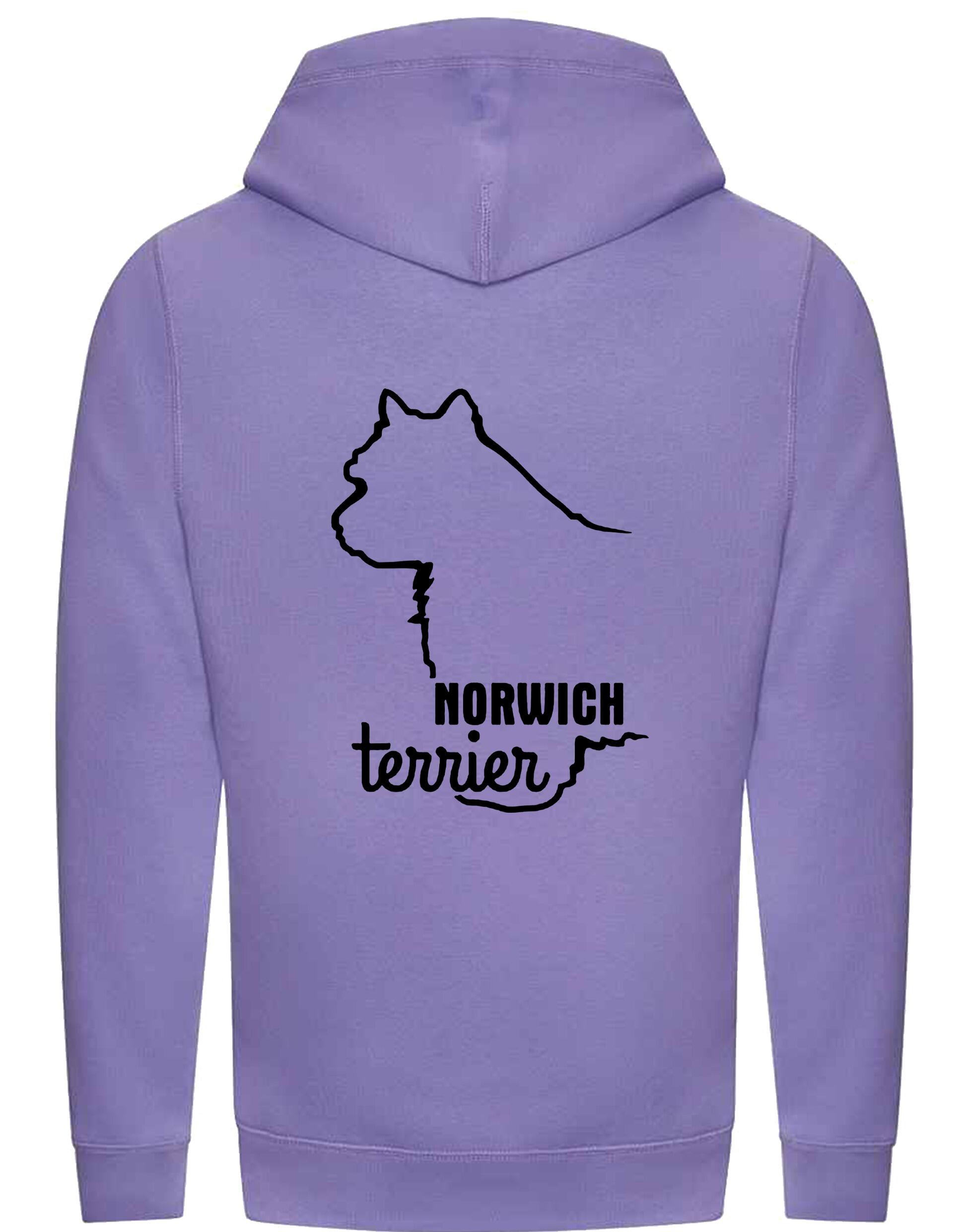 Norwich Terrier Crossneck Pullover Hoodie featuring exclusive breed artwork, soft fleece lining, kangaroo pocket, and stylish crossneck hood. Designed for warmth, comfort, and Norwich Terrier lovers—perfect for dog walks, breed events, or casual wear.