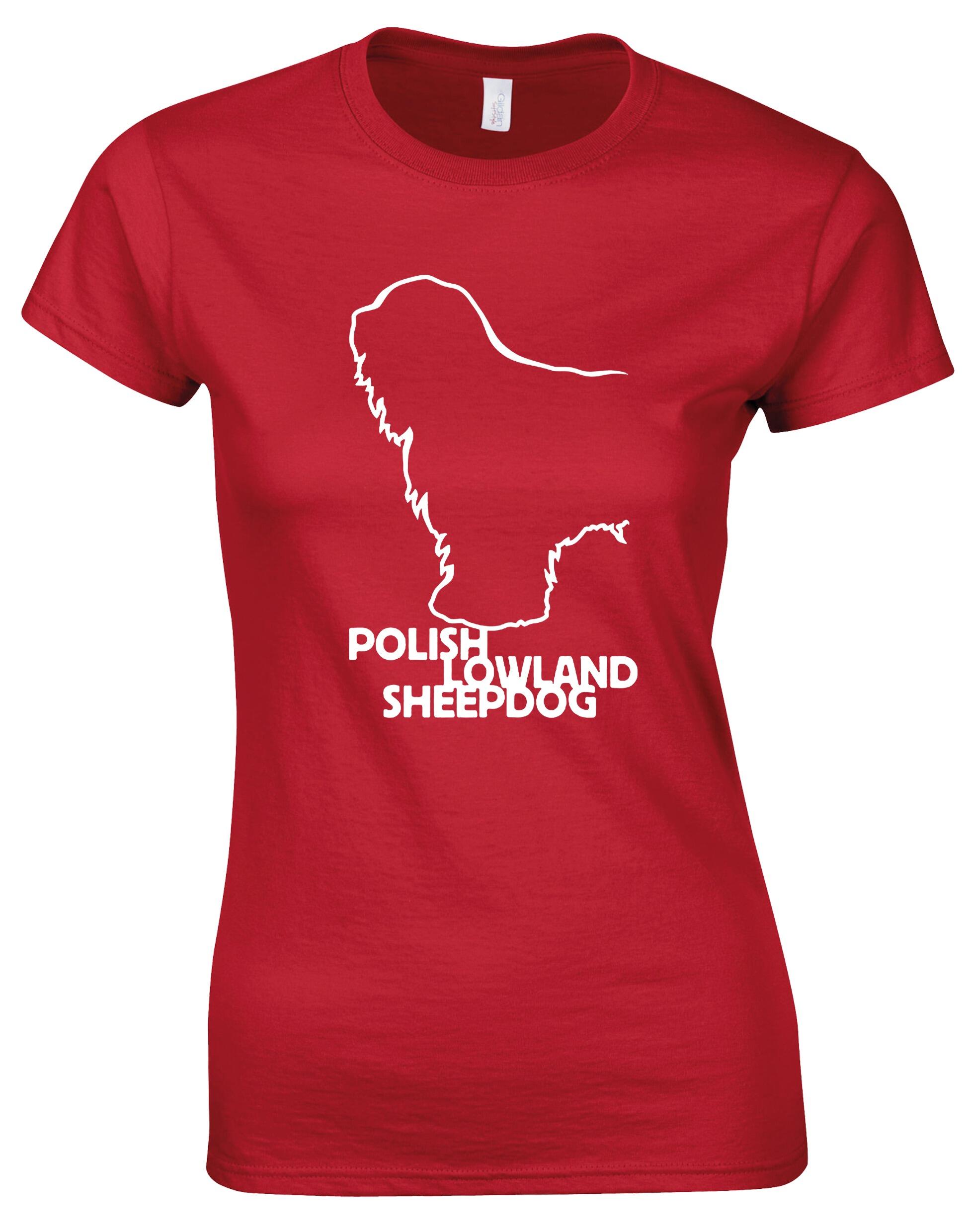 Polish Lowland Sheepdog Female Roundneck T-Shirt featuring exclusive breed artwork, a classic round neckline, and soft breathable cotton fabric for everyday comfort and style.Polish Lowland Sheepdog Female Roundneck T-Shirt featuring exclusive breed artwork, a classic round neckline, and soft breathable cotton fabric for everyday comfort and style.