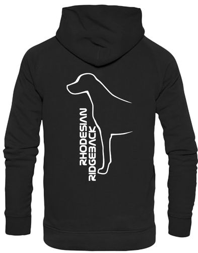 Rhodesian Ridgeback Design Pullover Hoodie featuring exclusive breed artwork, a soft fleece interior, and a heavy-blend fabric for warmth and style.
