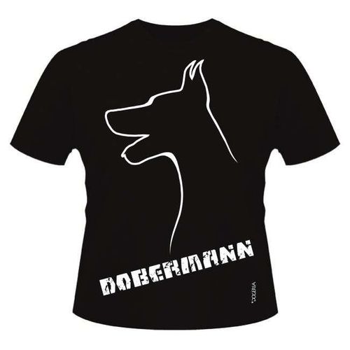 Dobermann T-Shirt Roundneck Heavy Cotton