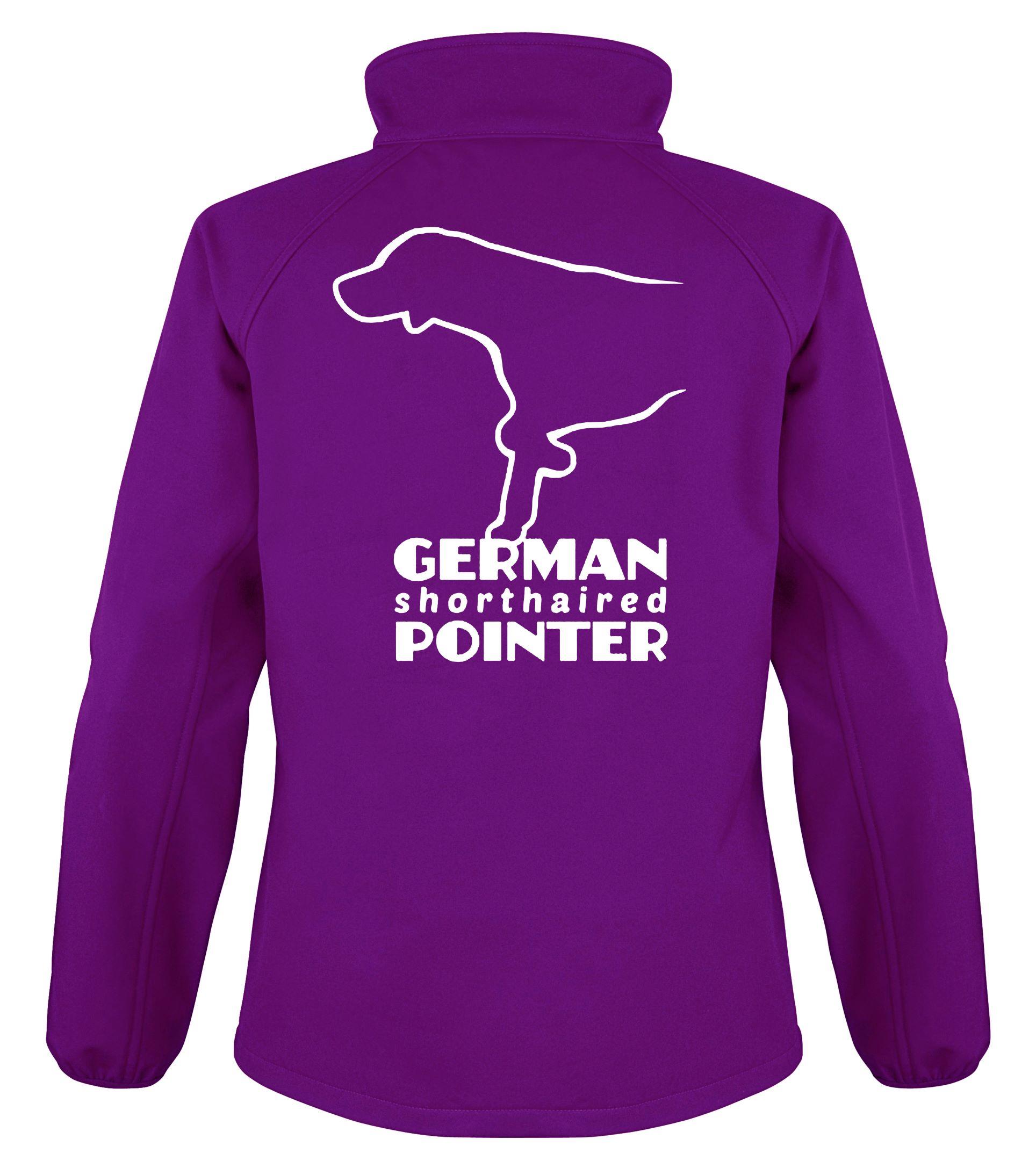 Softshell Jacket with Exclusive Dogeria German Shorthaired Pointer Dog