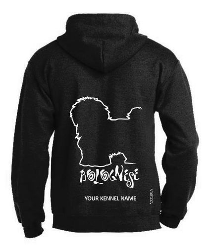 Bolognese Dog Breed Design Pullover Hoodie Single Colour