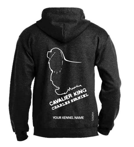 Cavalier King Charles Spaniel Dog Breed Design Pullover Hoodie Adult Single Colour