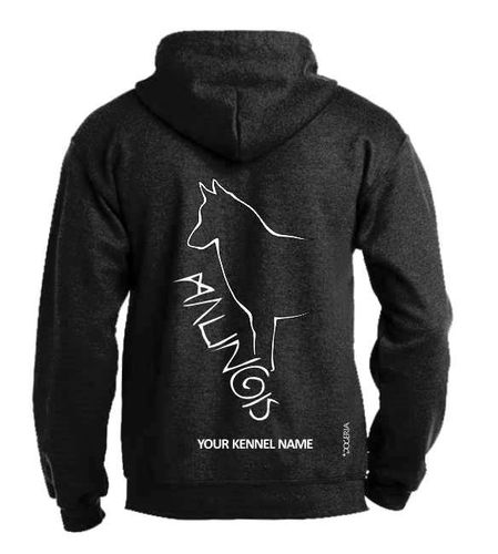 Malinois Dog Breed Design Pullover Hoodie Adult Single Colour