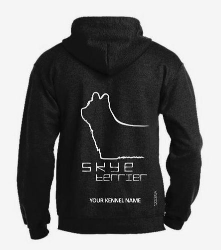 Skye Terrier Dog Breed Design Pullover Hoodie Adult Single Colour