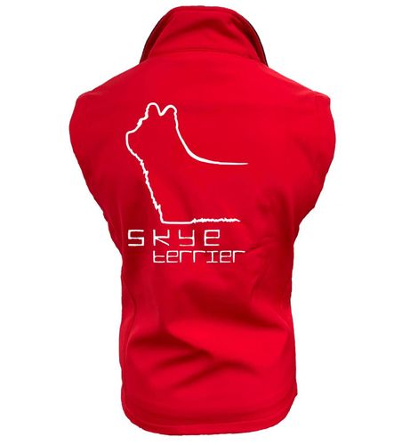 Skye Terrier hoodie and jacket set featuring long-coated breed artwork with personalised name or club logo options