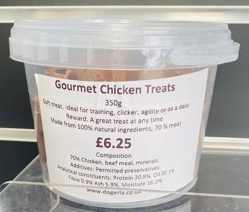 Gourmet Chicken Treat & Reward Tubs