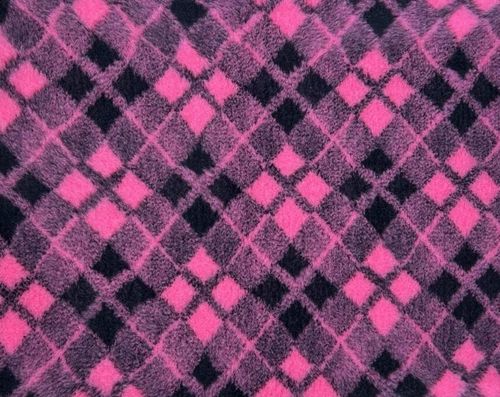 Dogeria Bedding for Dogs Rubber Backed Pink Tartan