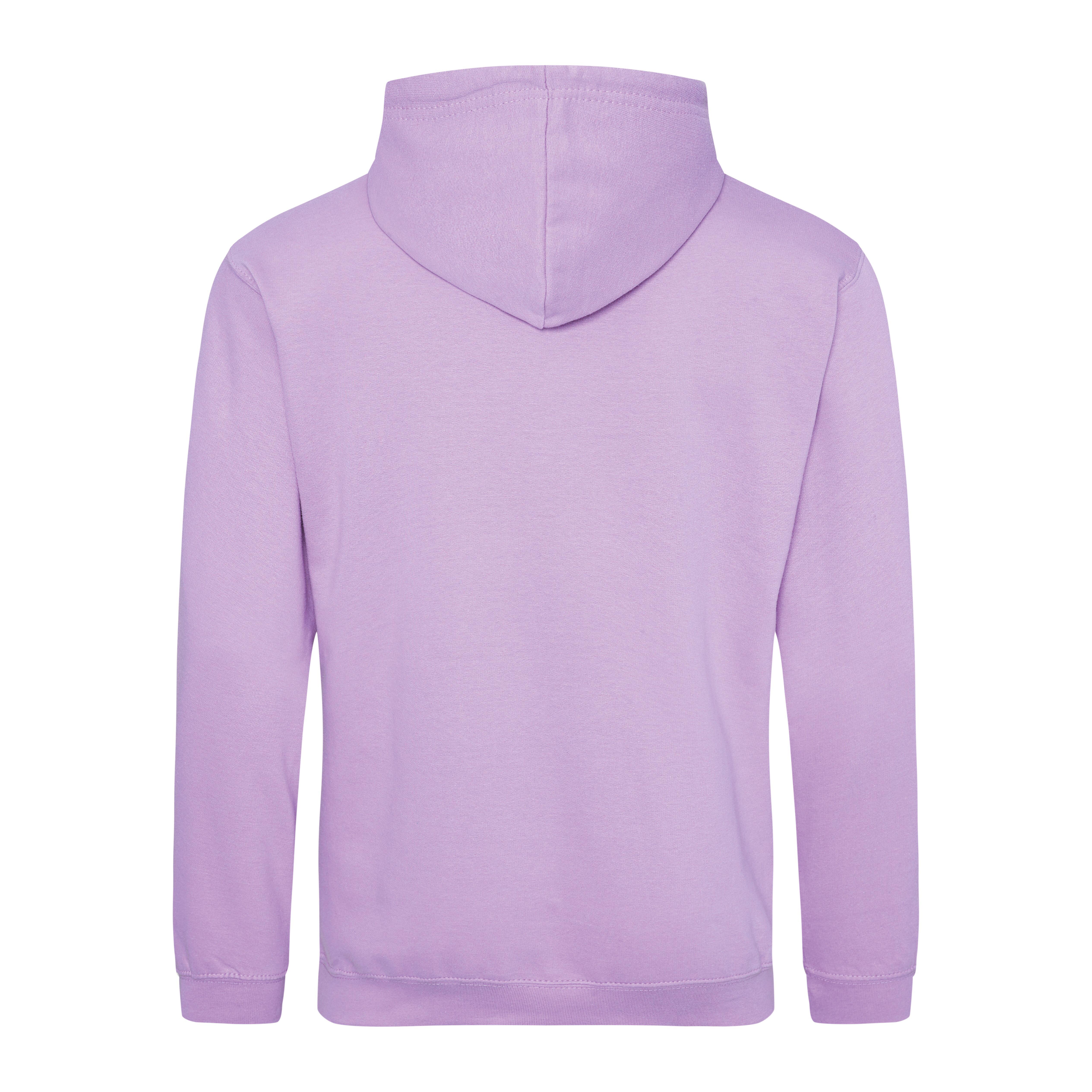 Plain Lavender Pullover Hoodie