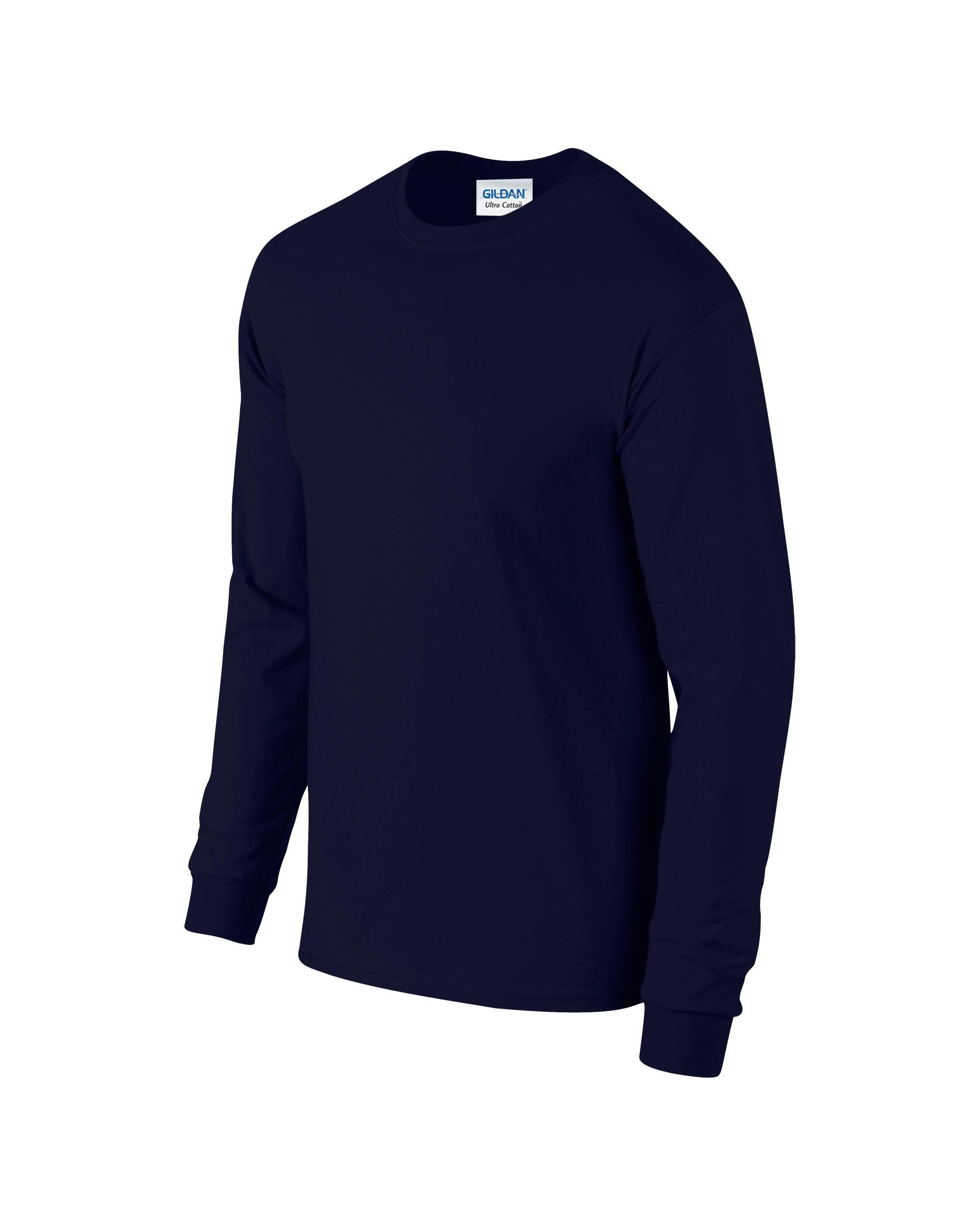 Ultra Cotton Long Sleeve Unisex T-Shirt Navy
