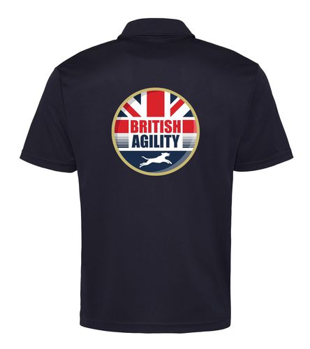British Agility 2023 Cool Polo French Navy