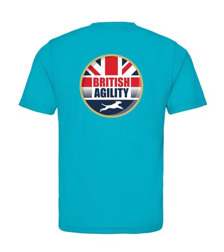 British Agility 2023 Cool T-Shirt Turquoise Blue