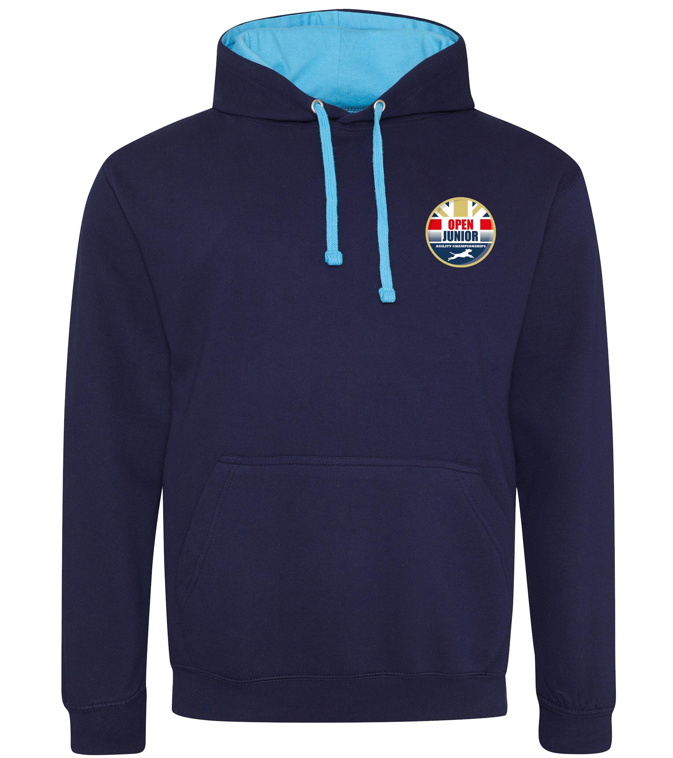 Ojac 2024 Navy Hawaiian Blue Contrast Hoodie