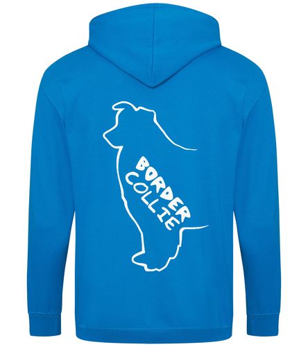 Border Collie Zipped Hoodie Range