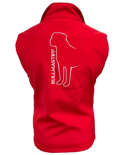 Female Bullmastiff (Standing) Softshell Red (White)