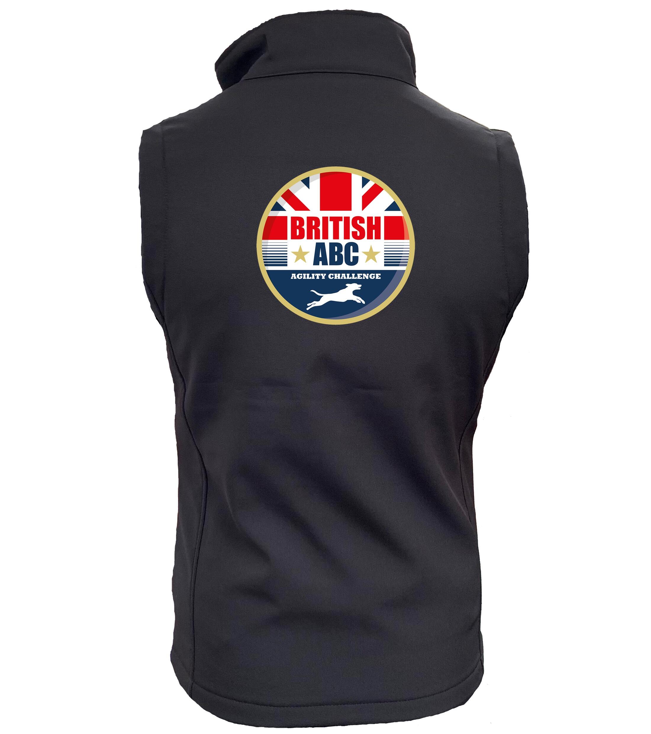 ABC 2024 Unisex Softshell Gilet Black   Abc Black Ssg Back 