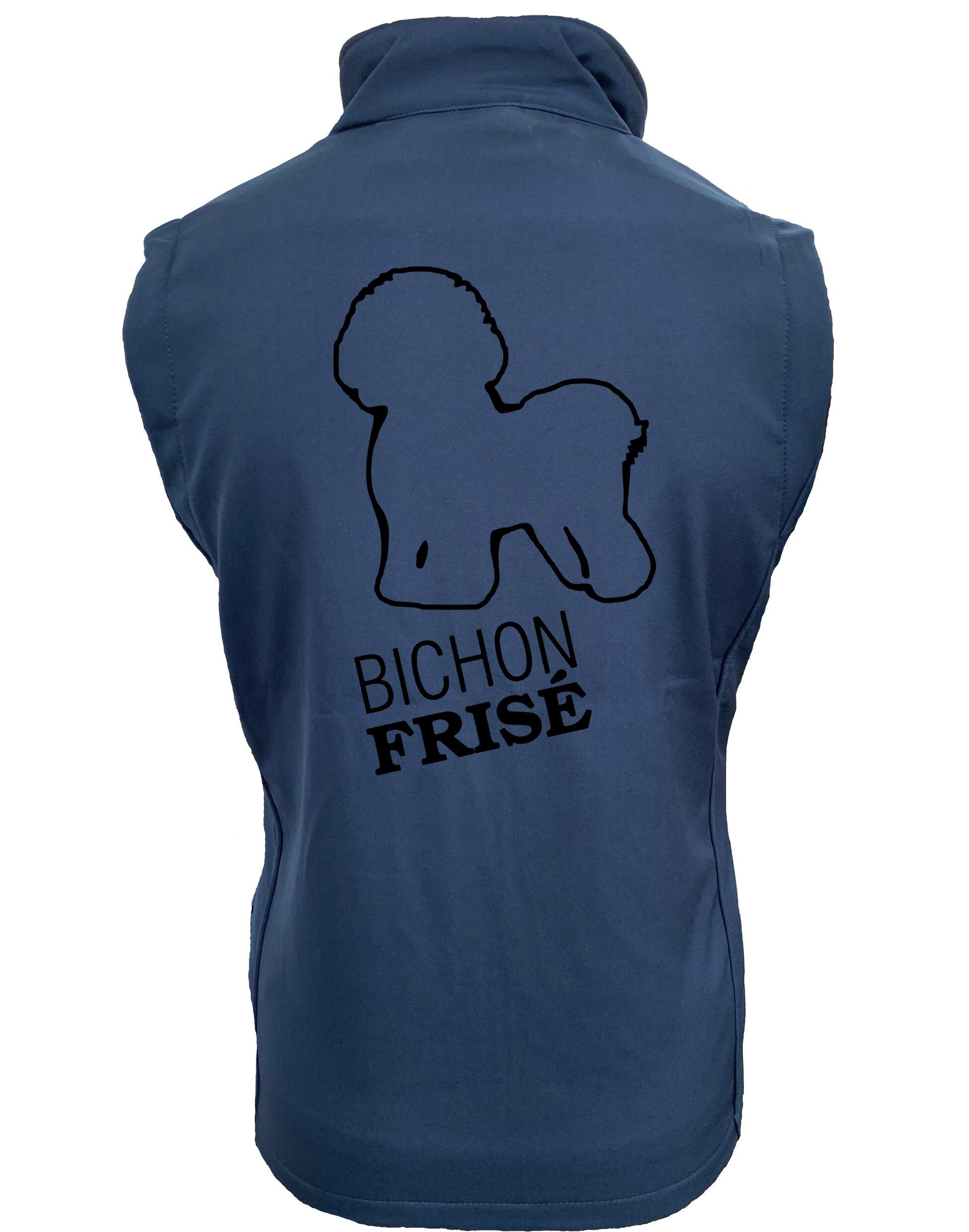 Bichon Frise Dog Breed Design Women’s Softshell Gilet – Perfect Blend of Style and Functionality