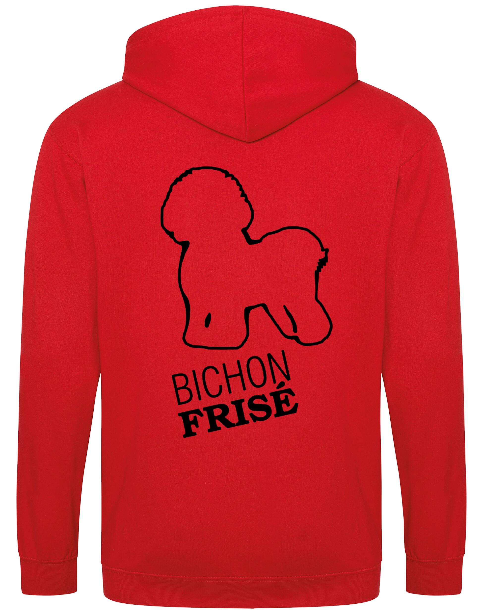 Bichon Frise Dog Breed Design Zipped Hoodie – Style and Comfort for Dog Lovers