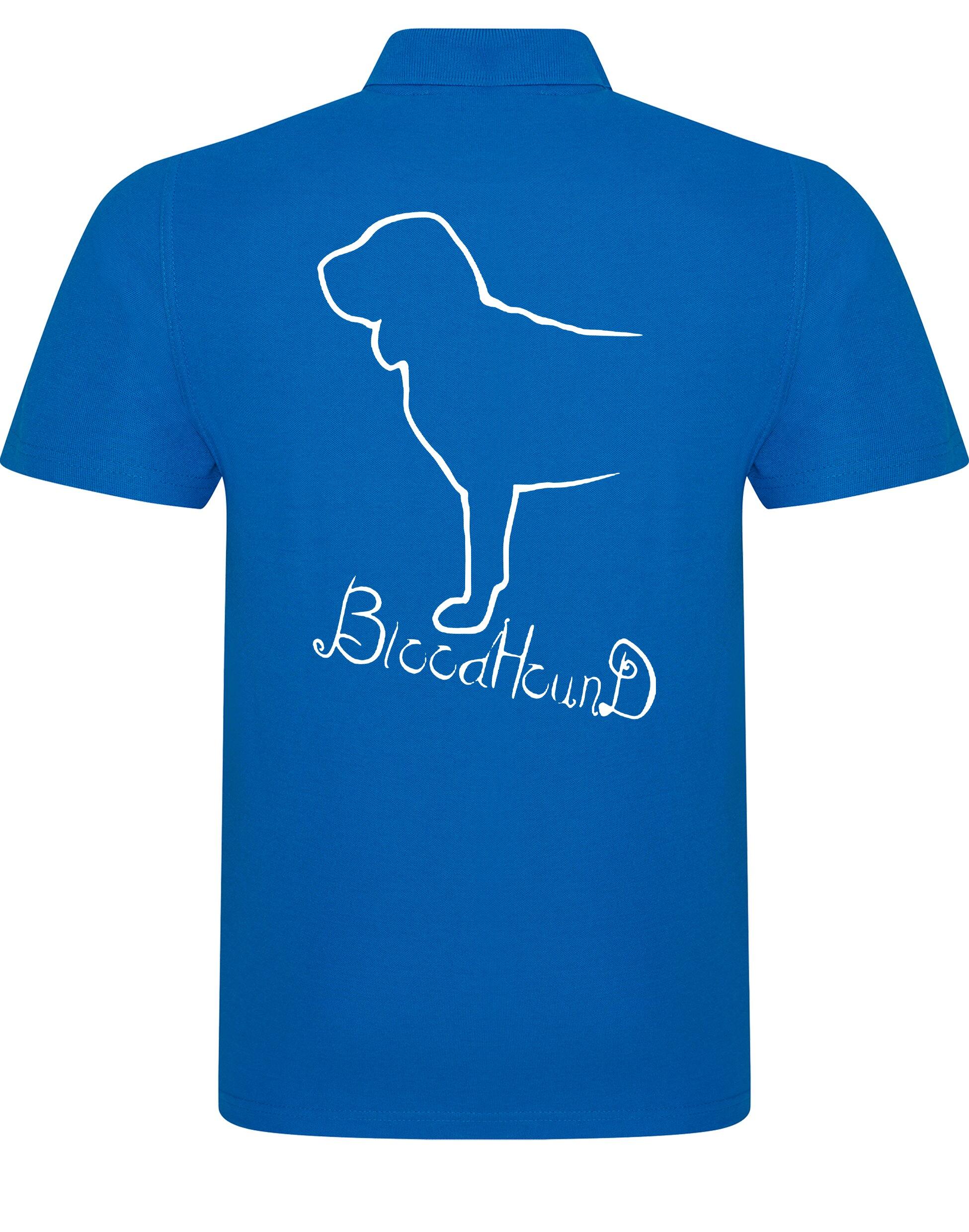Unisex Cotton Polo with Bloodhound Dog Breed Design – Comfort and Style for Every Bloodhound Enthusiast