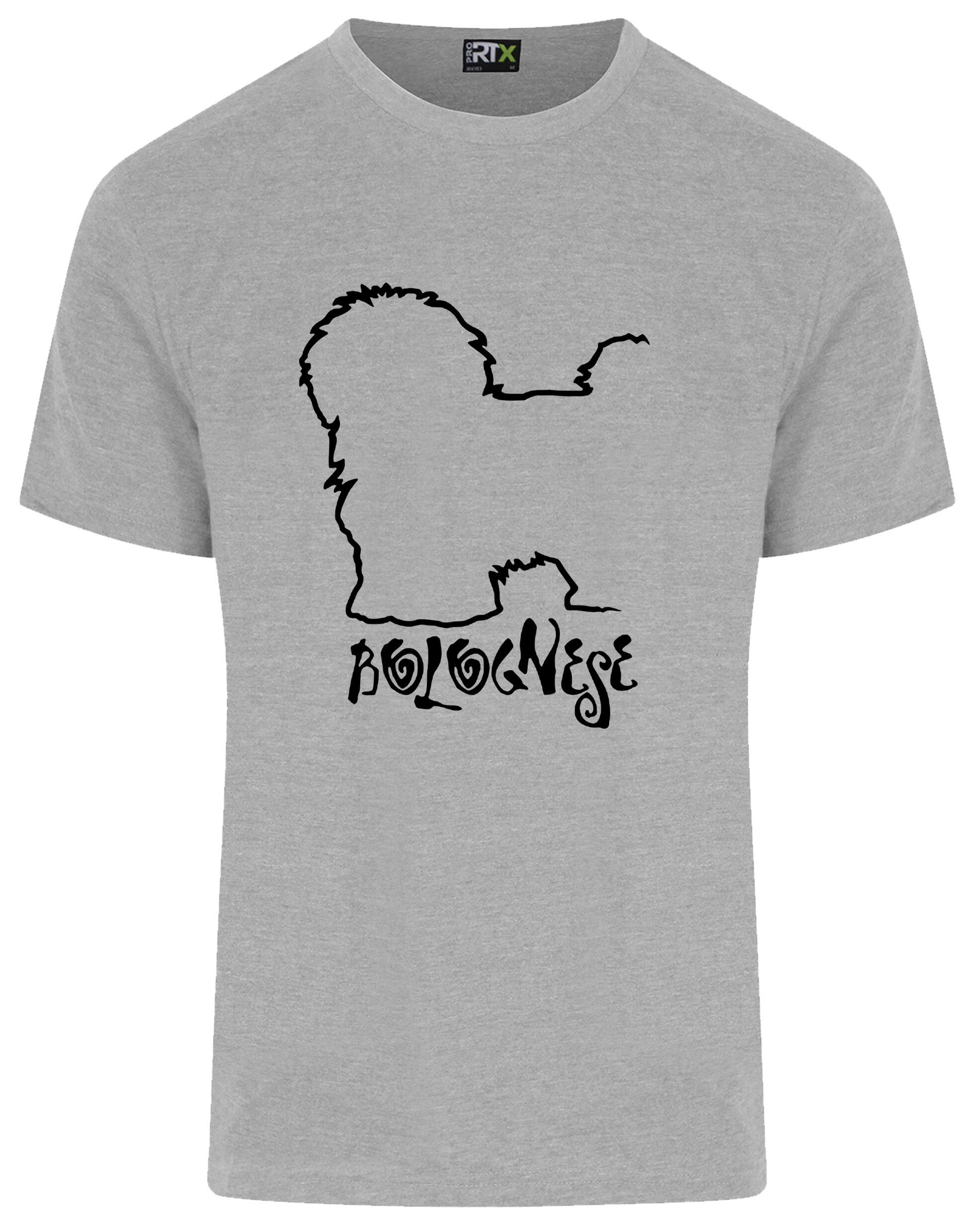 Unisex Roundneck T-shirt with Bolognese Dog Breed Design – Style for Every Bolognese Fan