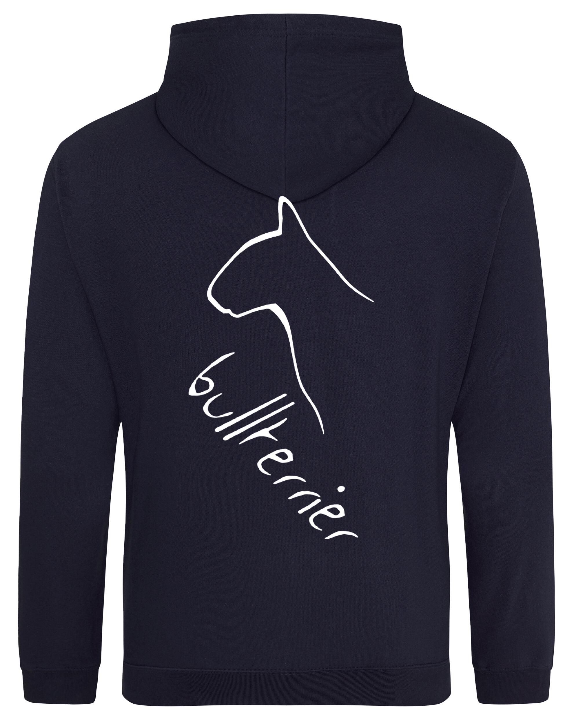 Bullterrier Dog Breed Design Pullover Hoodie – Style and Comfort for Dog Lovers