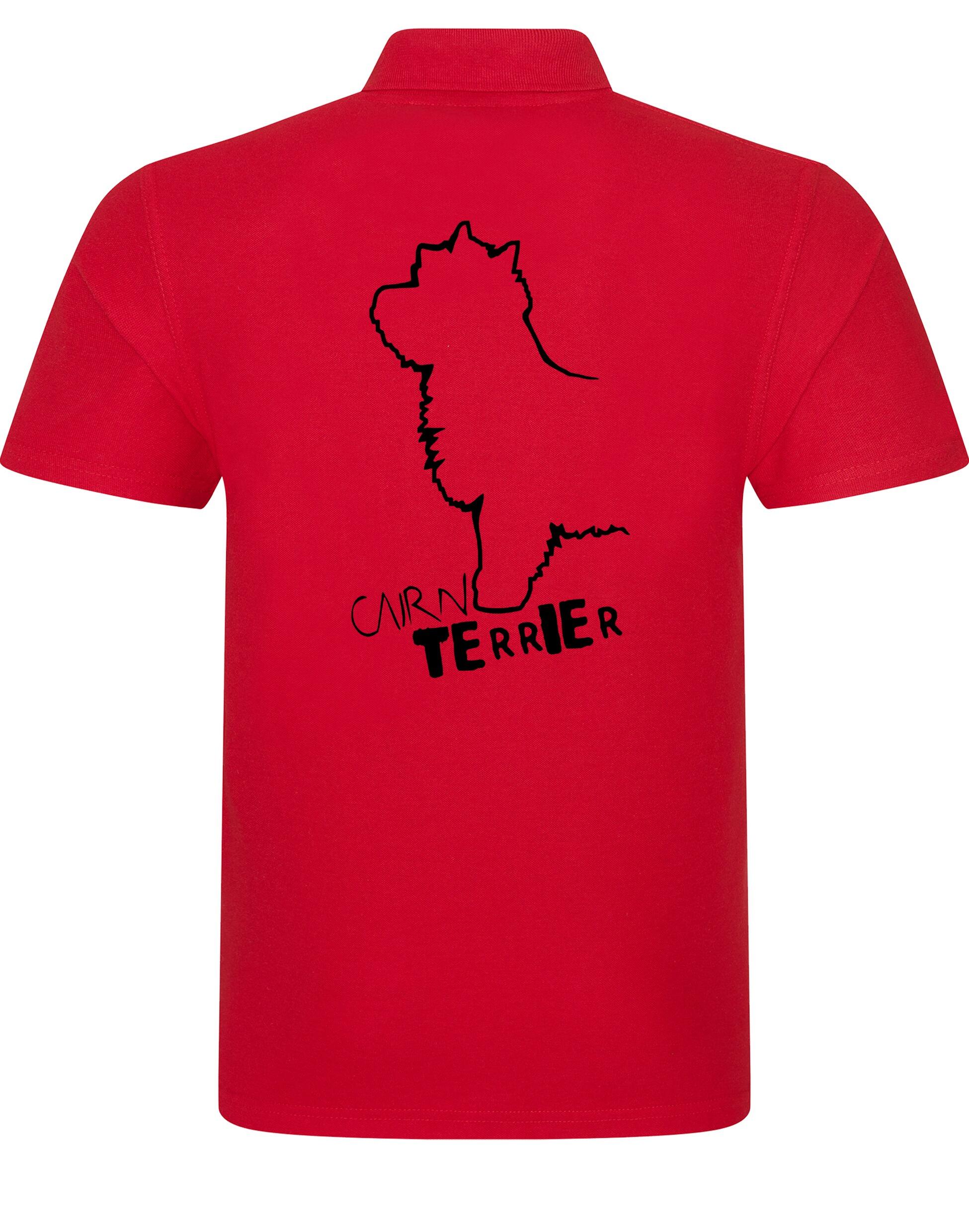 Unisex Cotton Polo with Cairn Terrier Dog Breed Design – Comfort and Style for Every Cairn Terrier Enthusiast