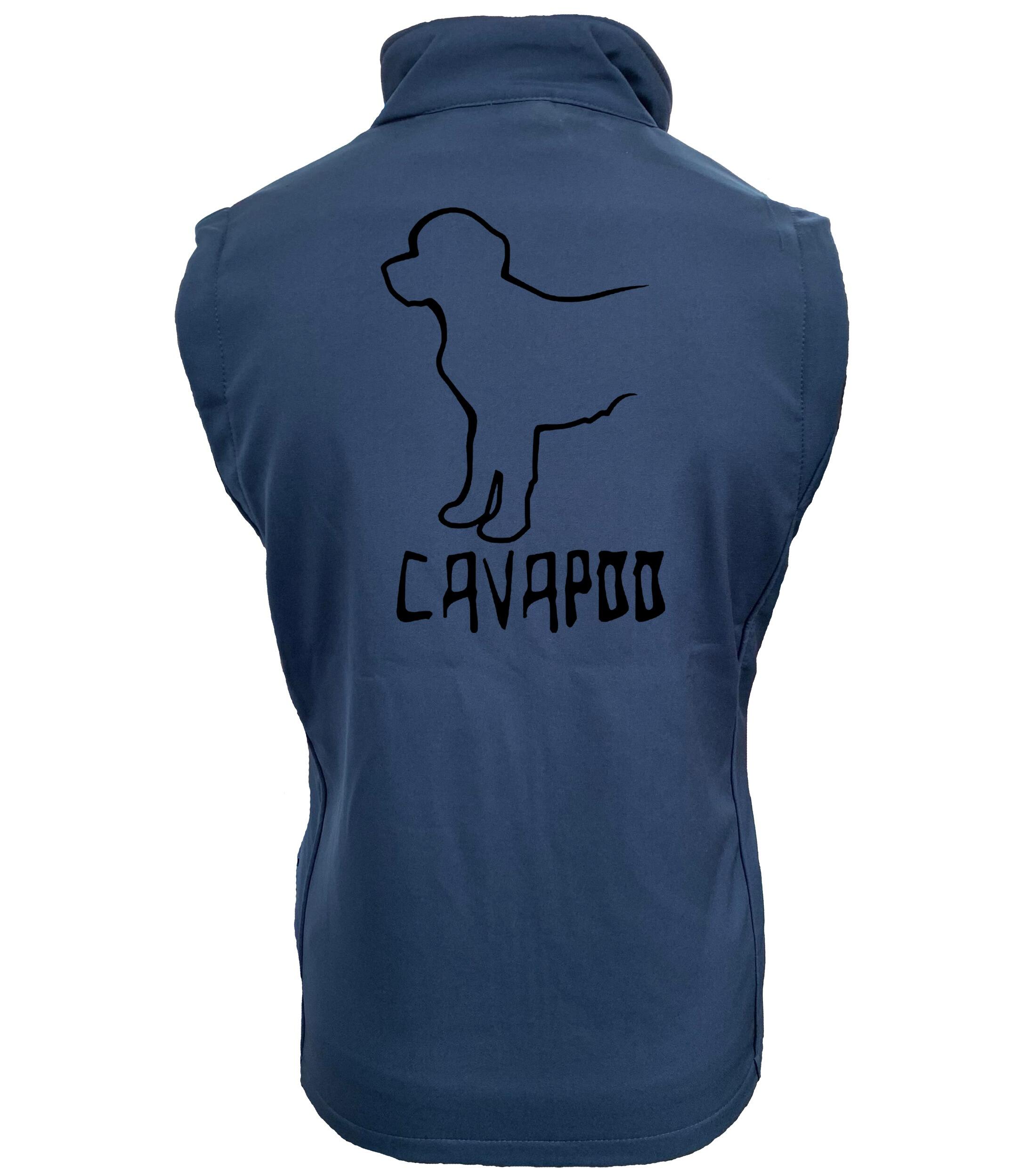 Cavapoo Dog Breed Design Women’s Softshell Gilet – Style Meets Functionality