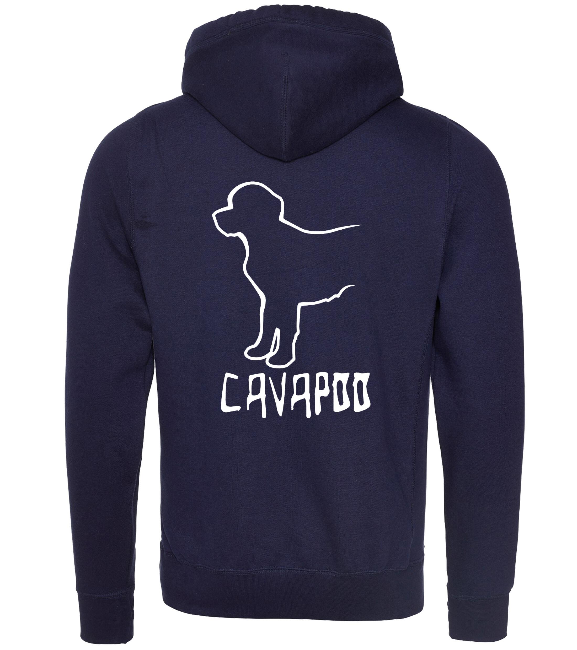 Unisex Crossneck Pullover Hoodie with Cavapoo Dog Breed Design – A Must-Have for Cavapoo Fans