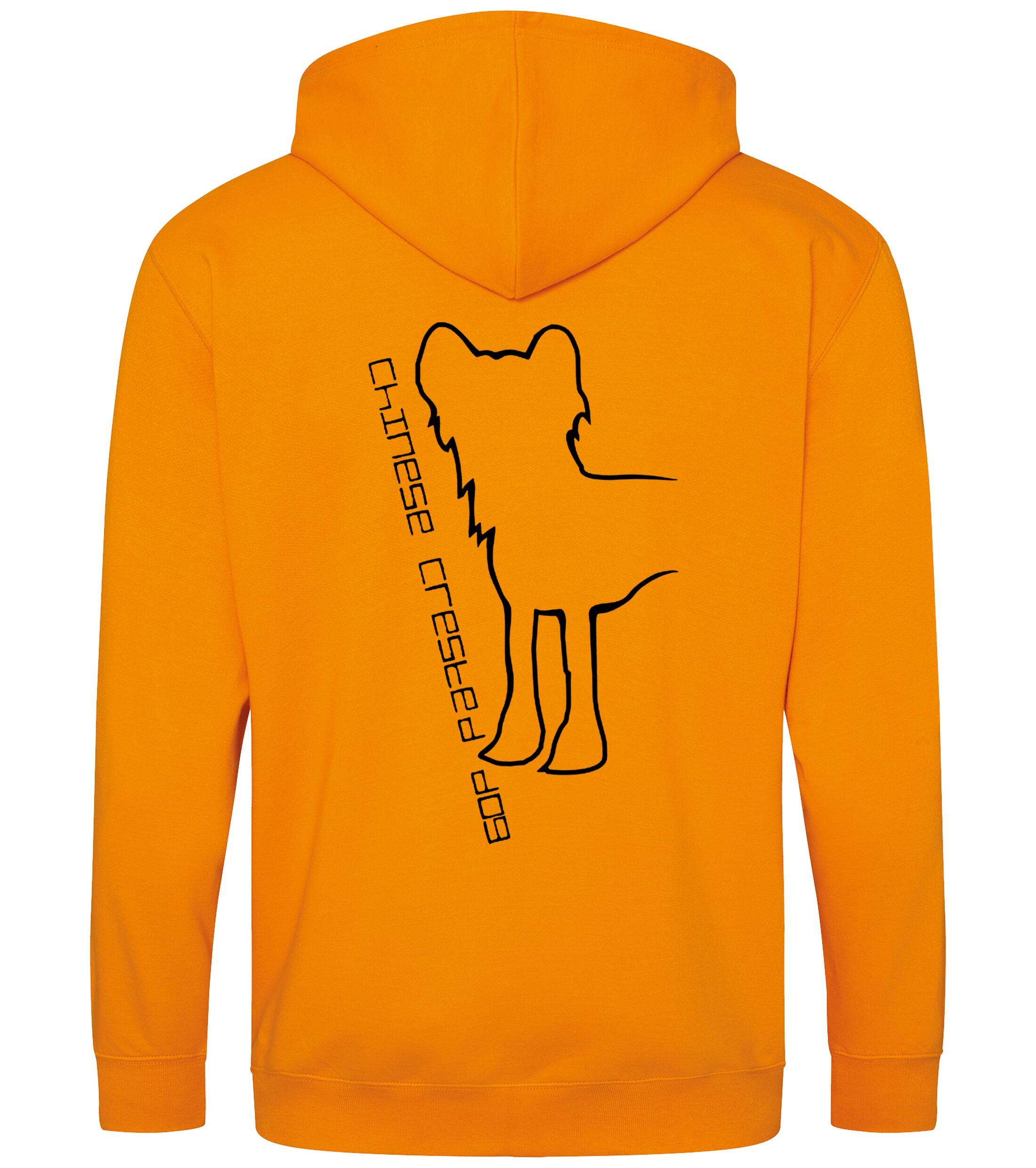 Chinese Crested Dog Breed Design Zipped Hoodie – Warmth, Style, and Breed Pride