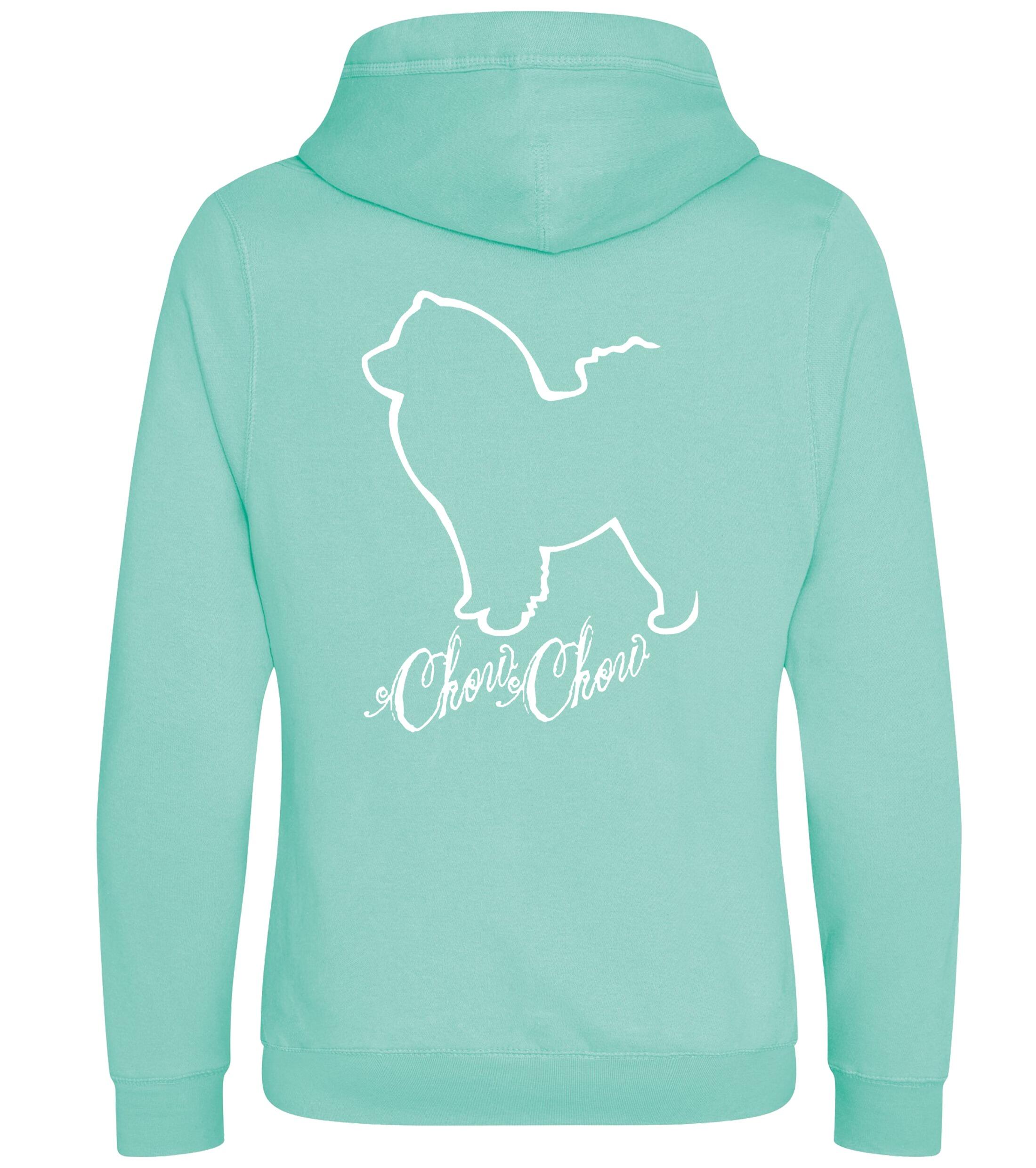 Unisex Crossneck Pullover Hoodie with Chow Chow Dog Breed Design – A Must-Have for Chow Chow Fans