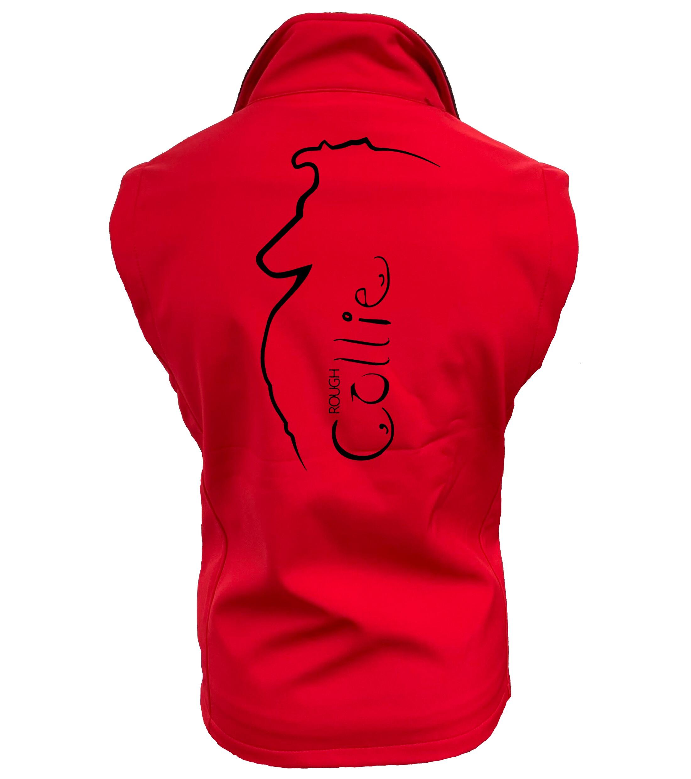 Collie (Rough) Dog Breed Design Unisex Softshell Gilet – Style for Rough Collie Enthusiasts