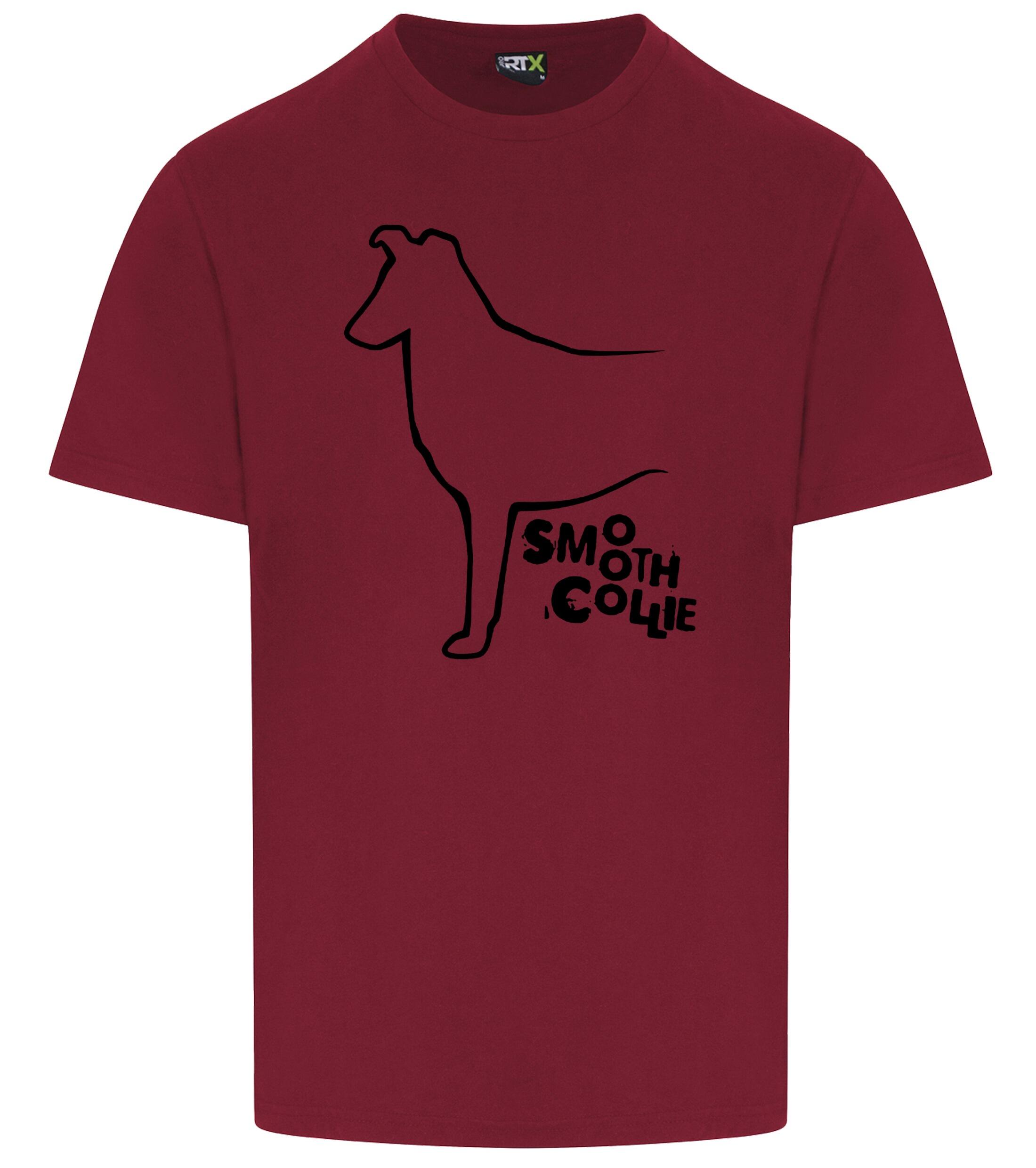 Unisex Roundneck T-shirt with Collie (Smooth) Dog Breed Design – Essential Style for Collie (Smooth) Fans