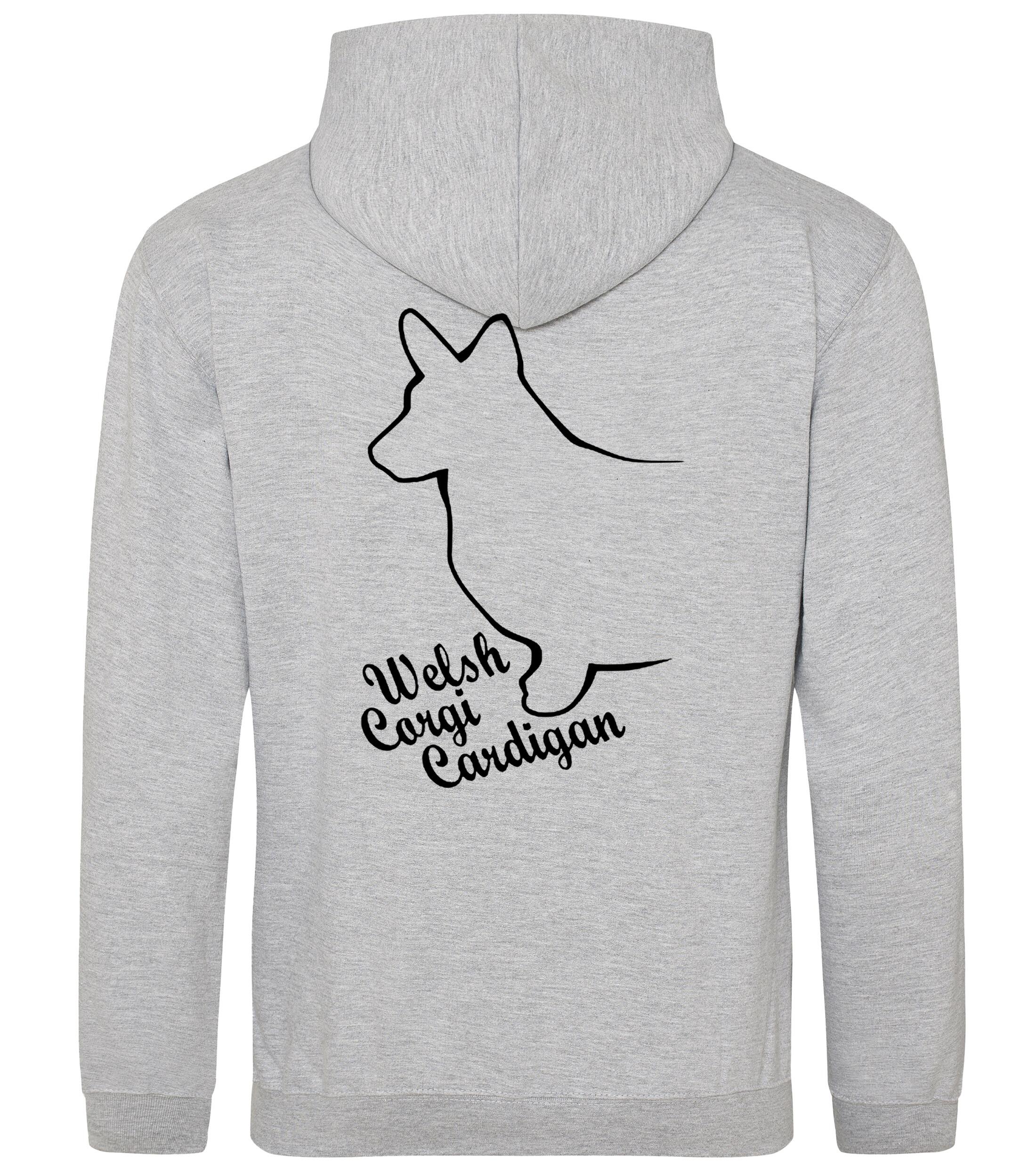 Corgi Cardigan (Welsh) Dog Breed Design Pullover Hoodie – Stylish & Perfect for Corgi Cardigan Lovers