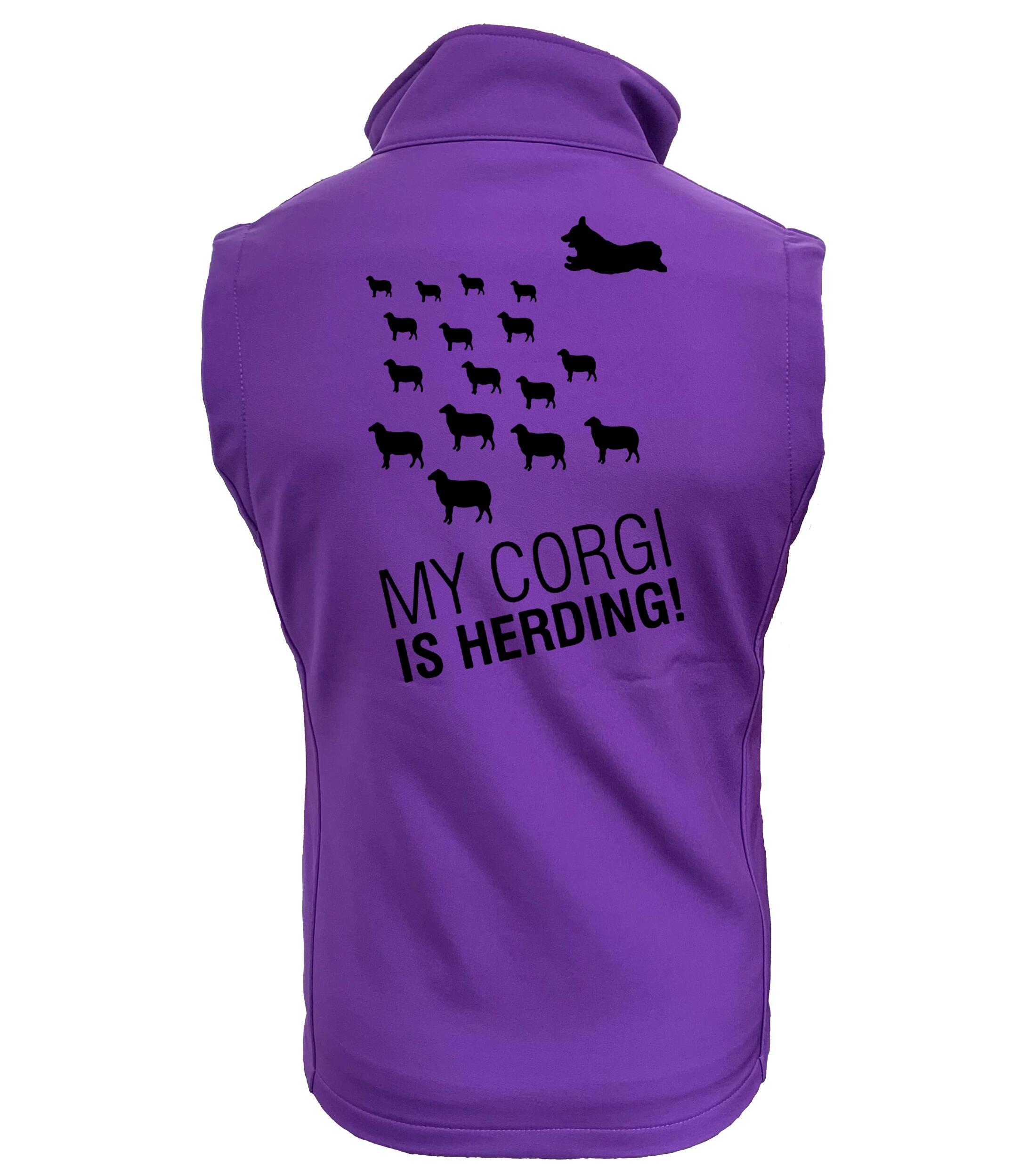 Women’s Softshell Jacket with Corgi Herding Dog Breed Design – Elegance for Corgi Herding Enthusiasts