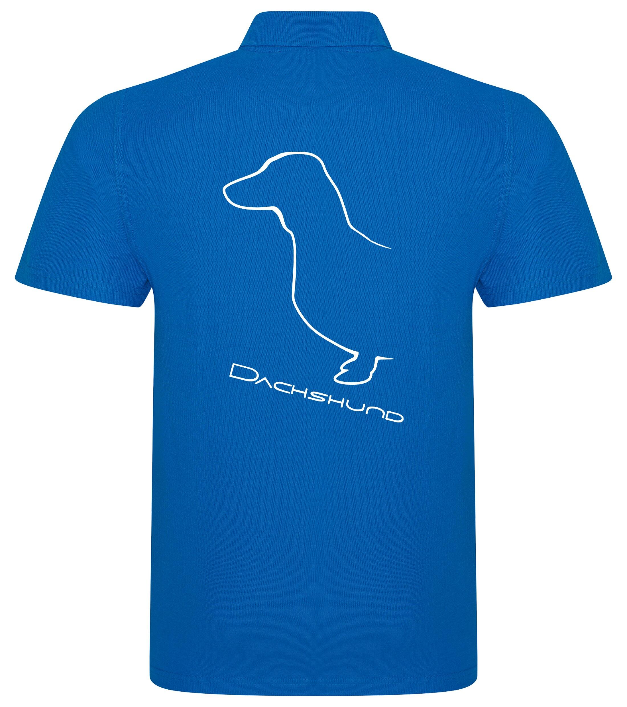 Dachshund (Smooth) Dog Breed Design Unisex Cotton Polo – Timeless Style for Dachshund Enthusiasts
