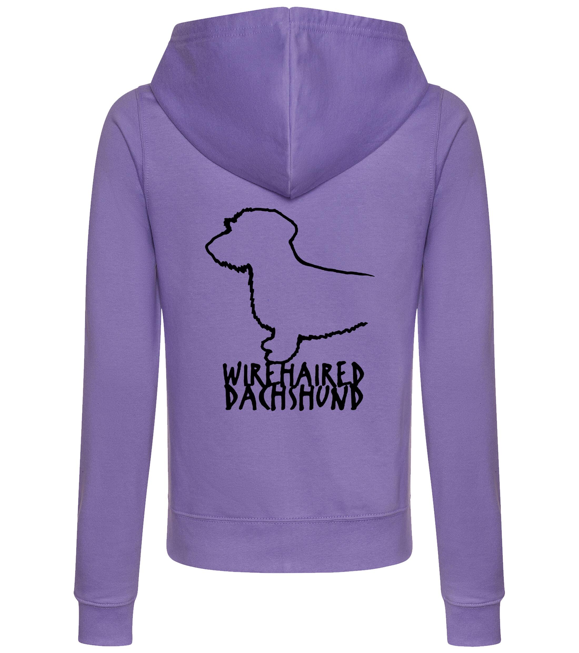 Dachshund (Wirehaired) Women’s Zipped Hoodie – Stylish & Cozy for Dachshund Lovers